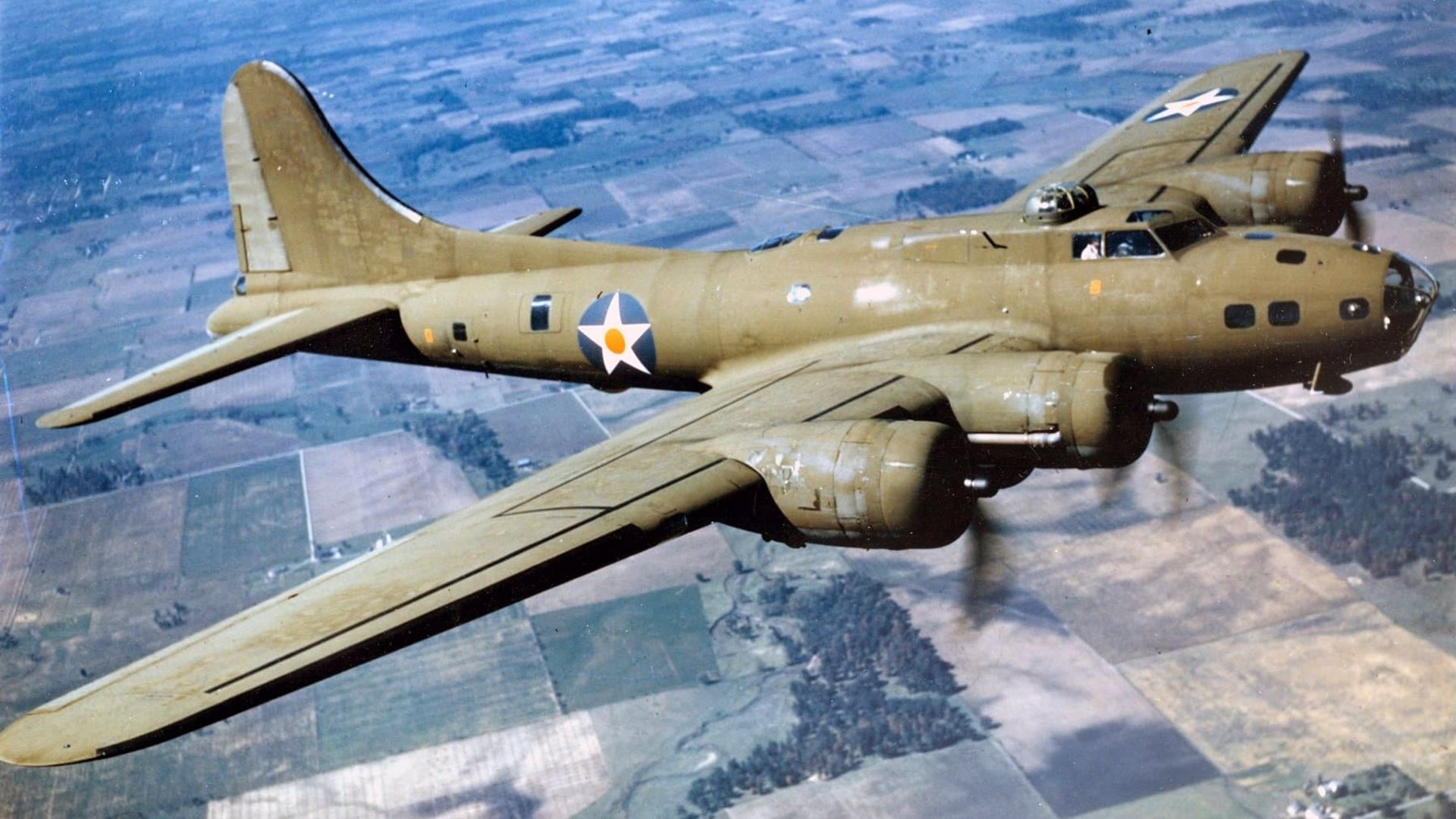 Memphis Belle in Colour background