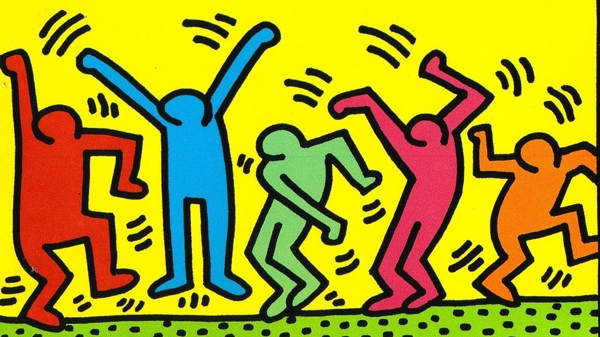 The Universe of Keith Haring background