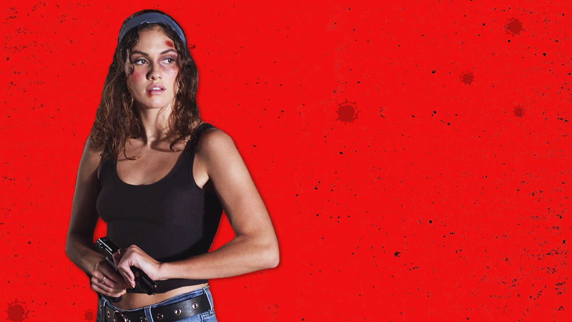 Girl with a Gun background
