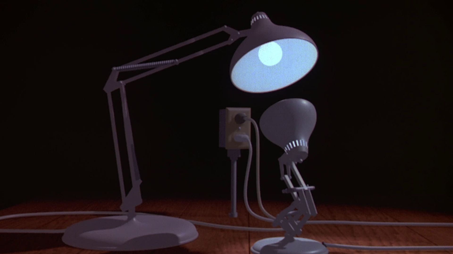 Luxo Jr. in 'Front and Back' background