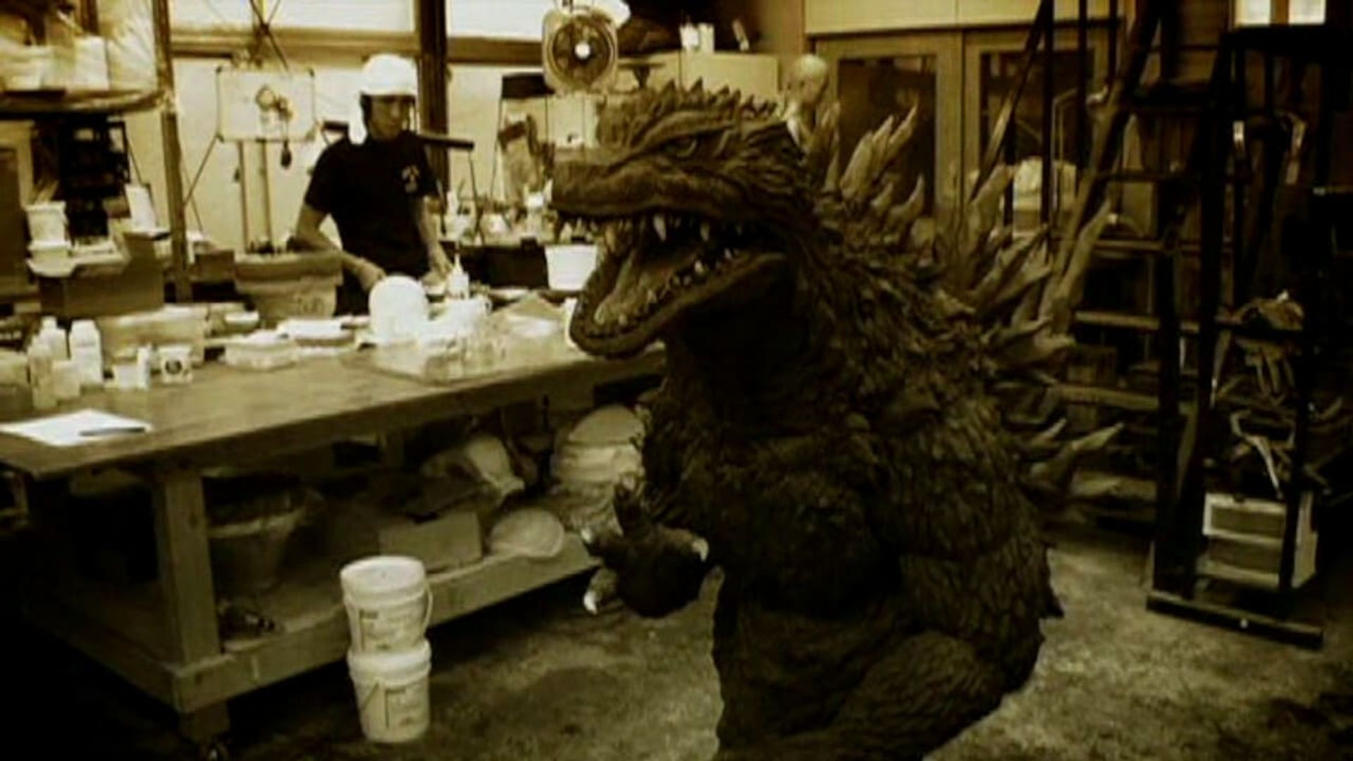 Bringing Godzilla Down to Size: The Art of Japanese Special Effects background