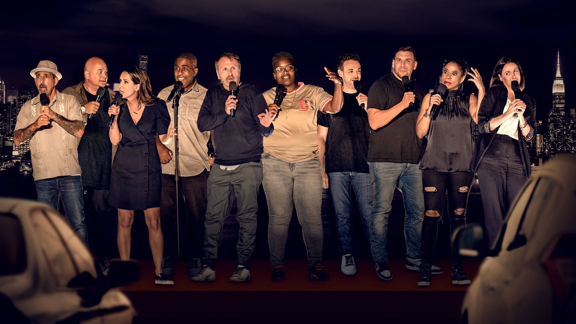 Colin Quinn & Friends: A Parking Lot Comedy Show background