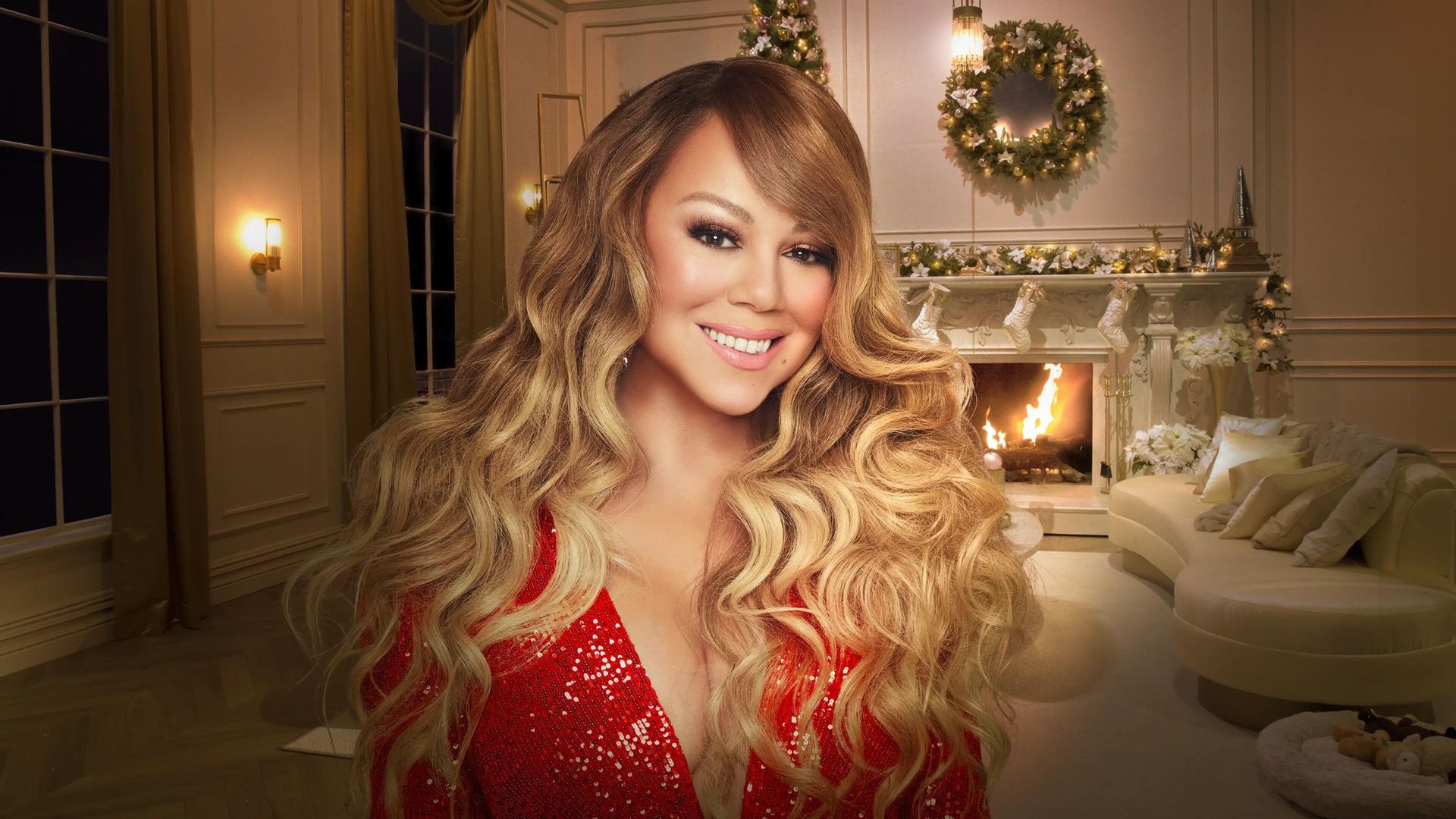 Mariah Carey's Magical Christmas Special background