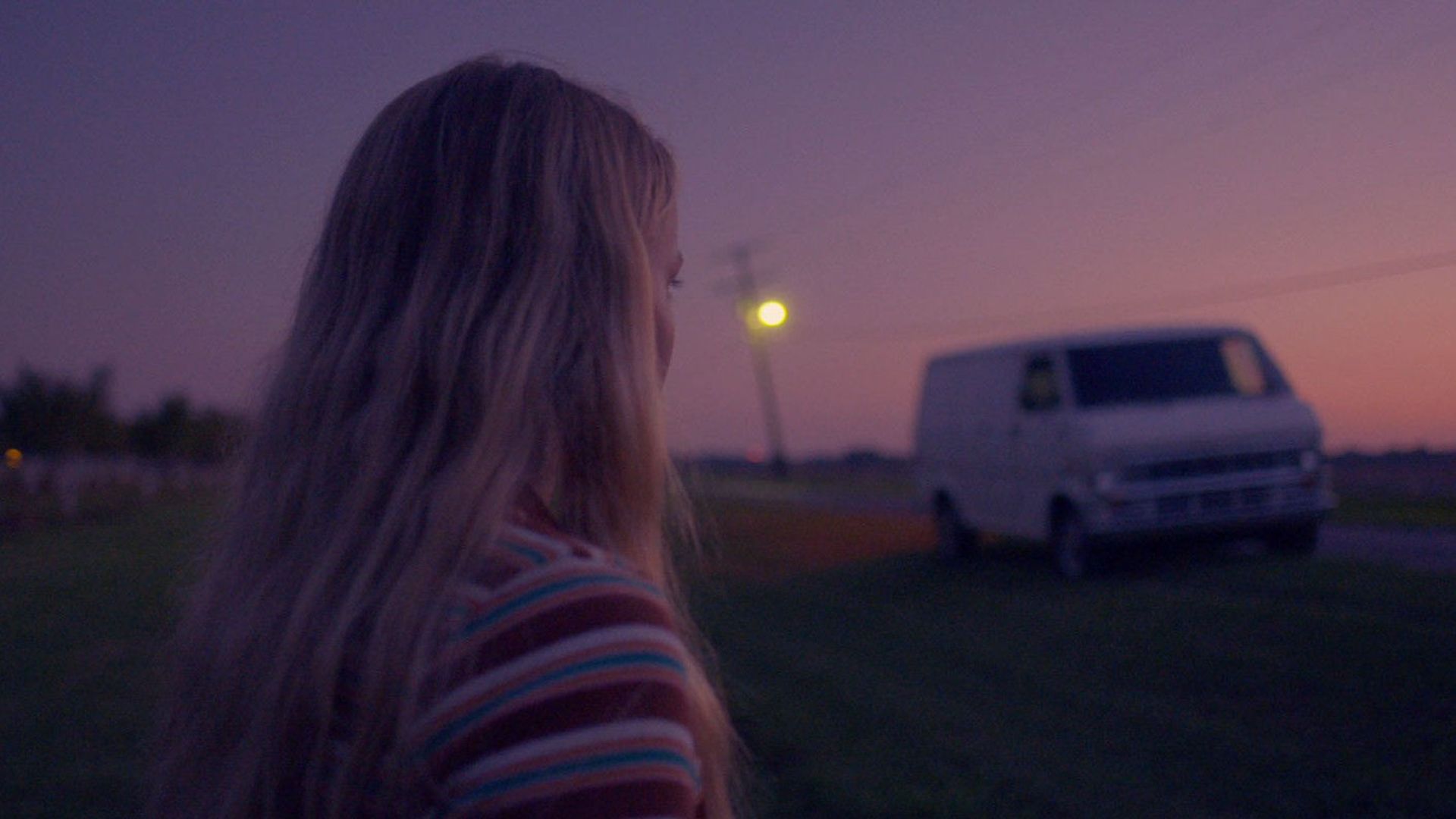 The Man in the White Van background