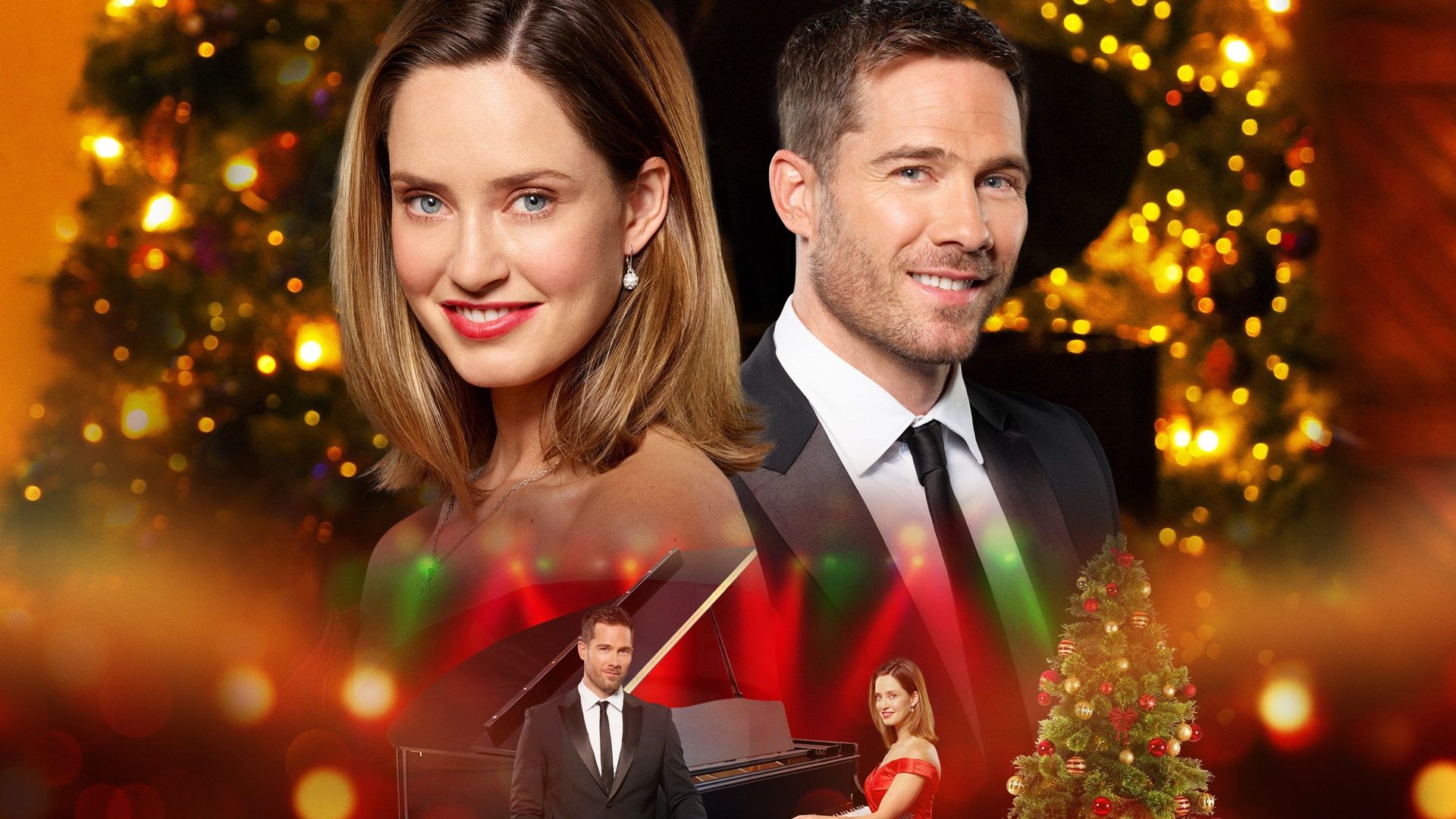 Chateau Christmas background