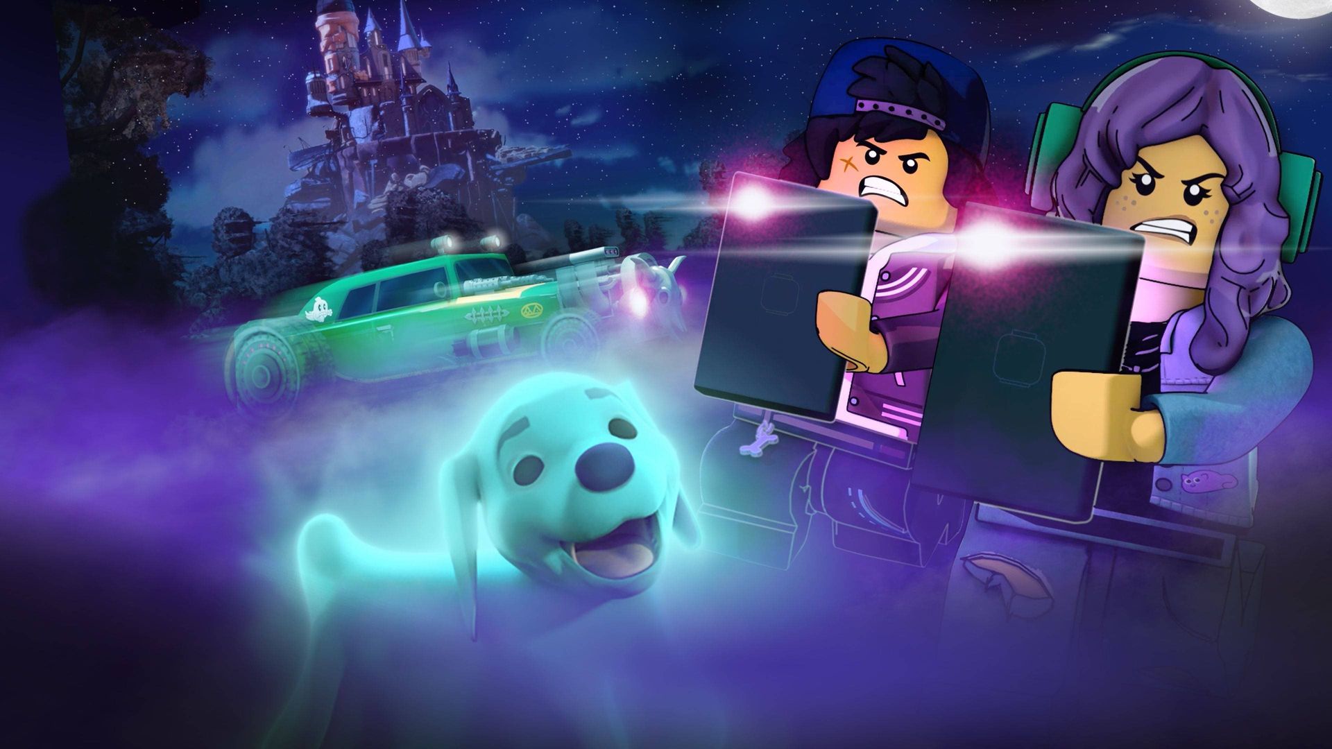 LEGO Hidden Side: Night of the Harbinger background