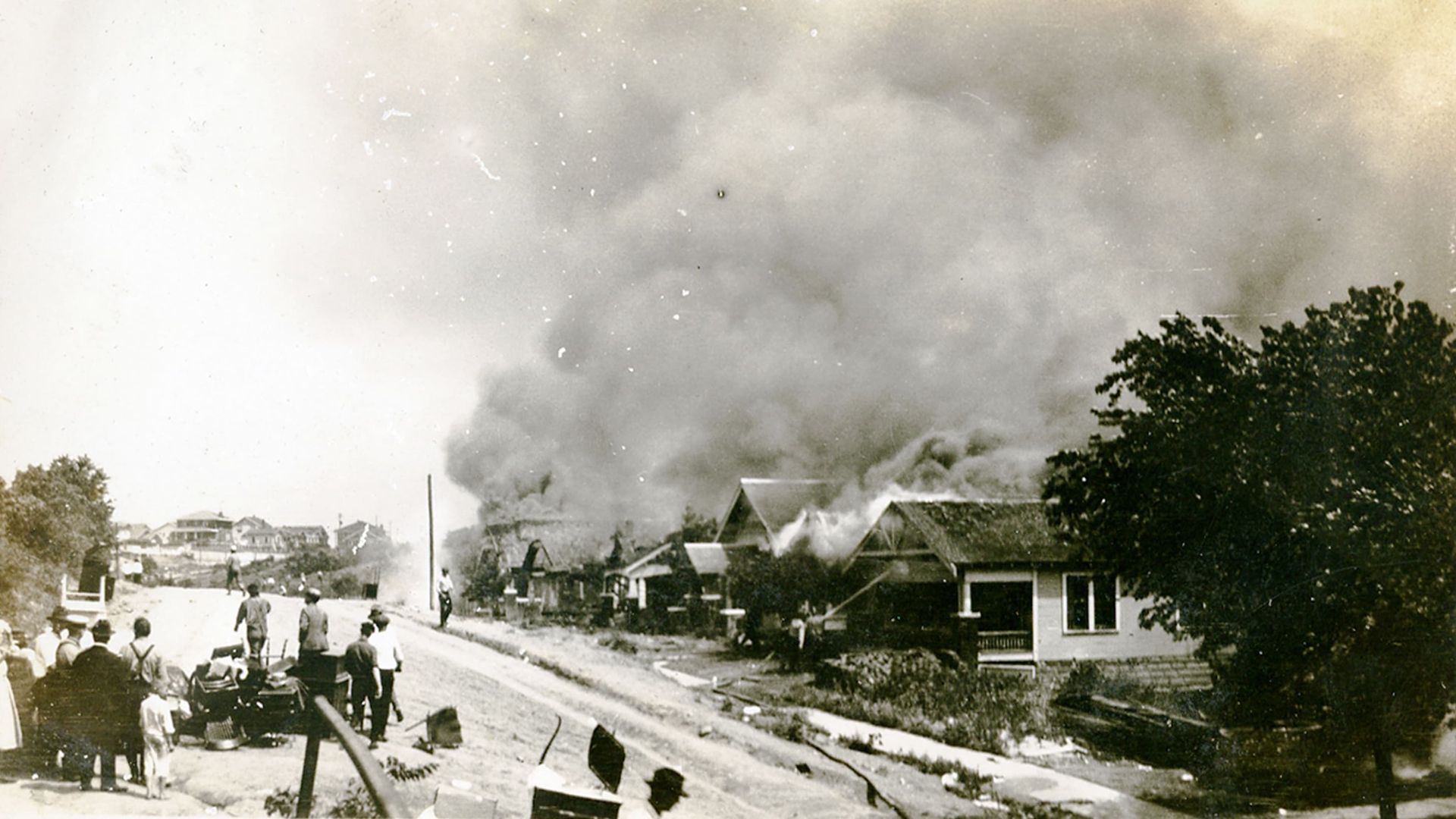 Dreamland: The Burning of Black Wall Street background