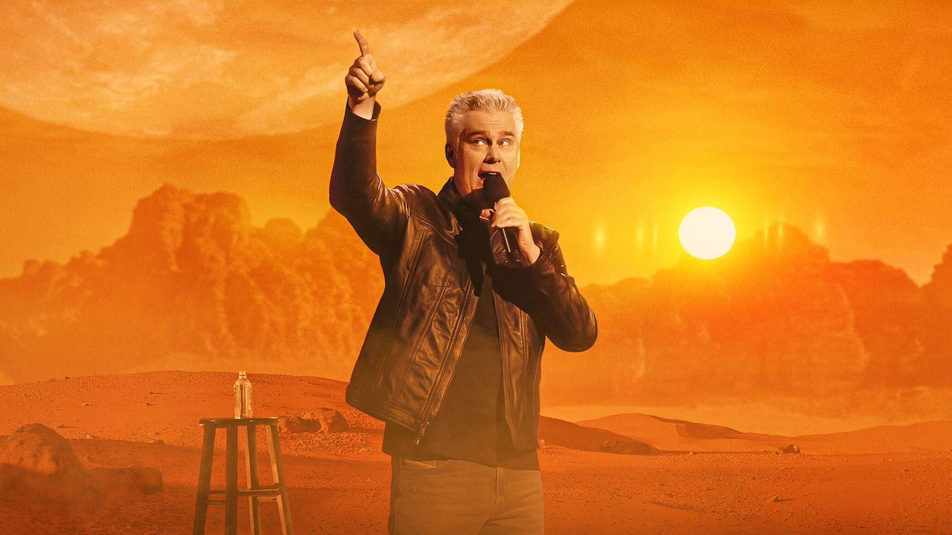 Brian Regan: On the Rocks background
