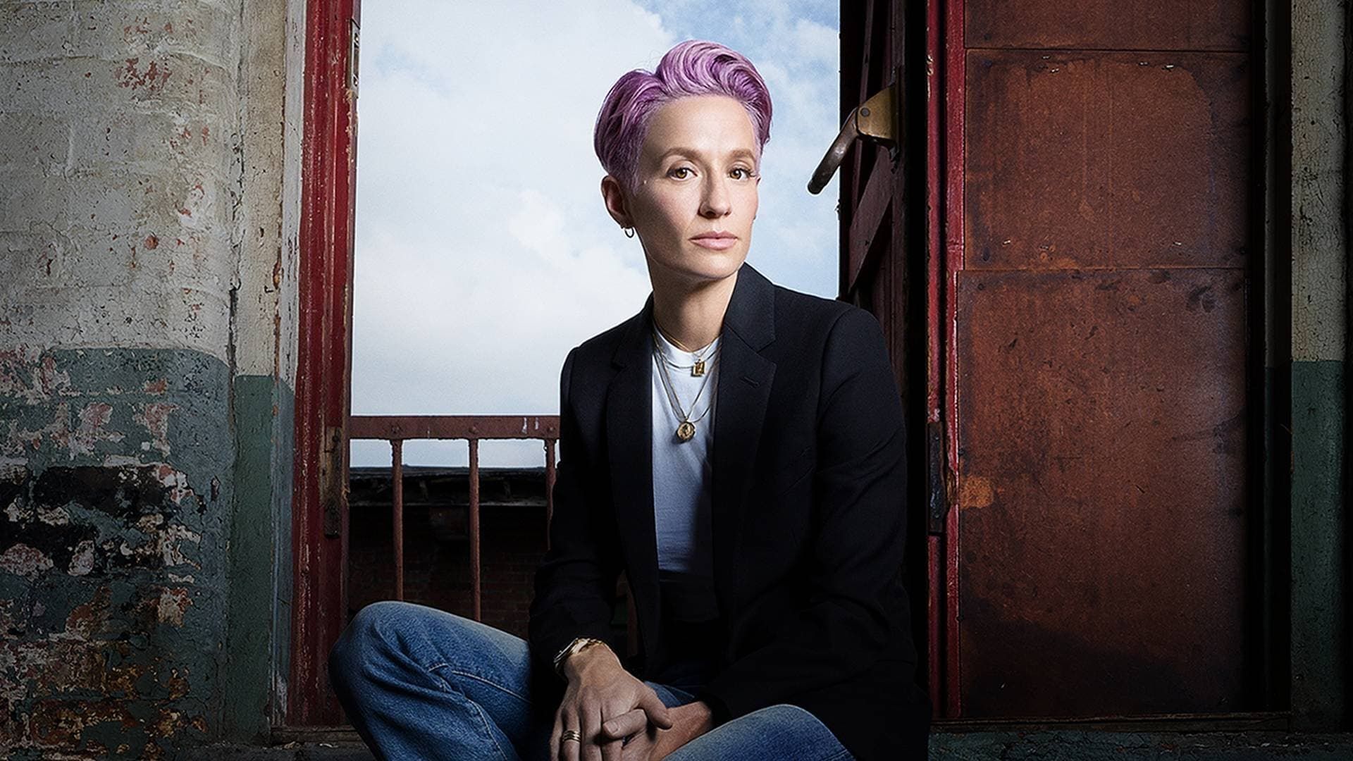 Seeing America with Megan Rapinoe background