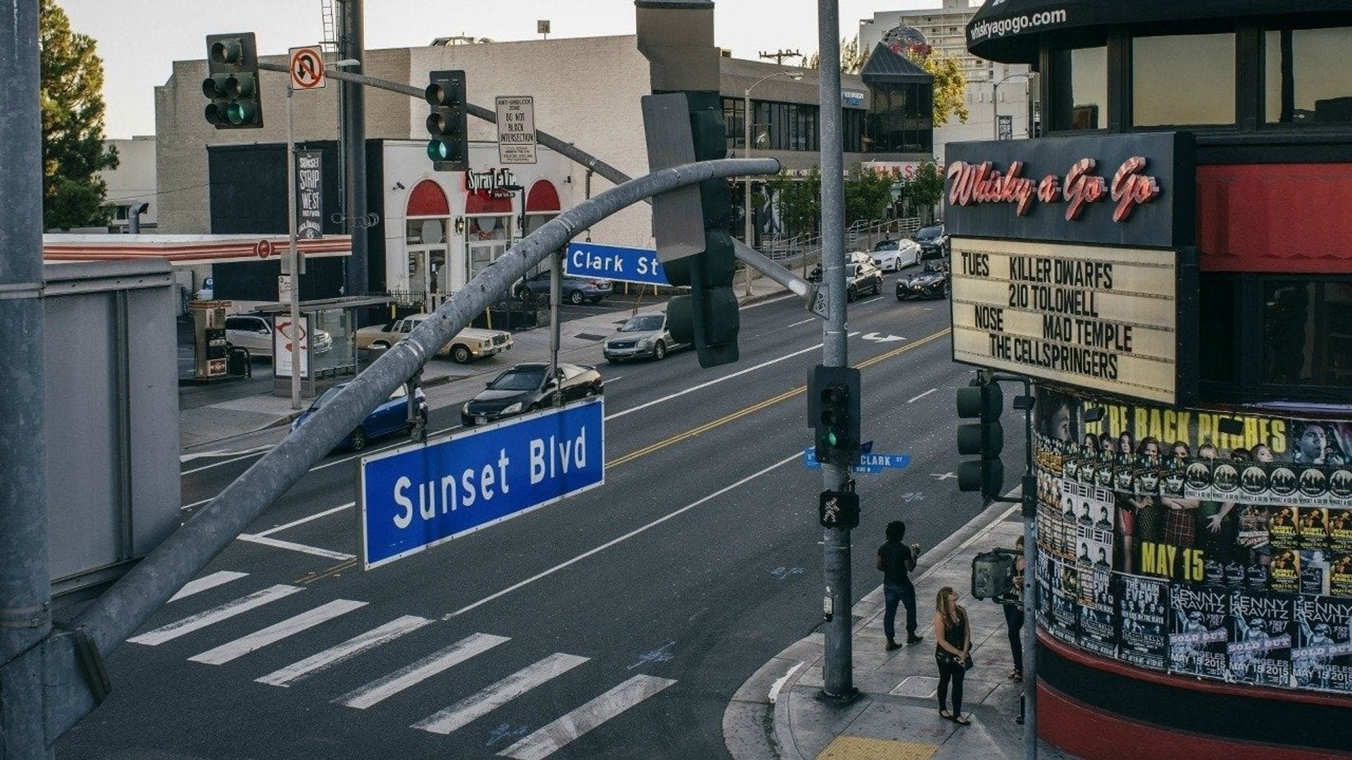 Sunset Strip background