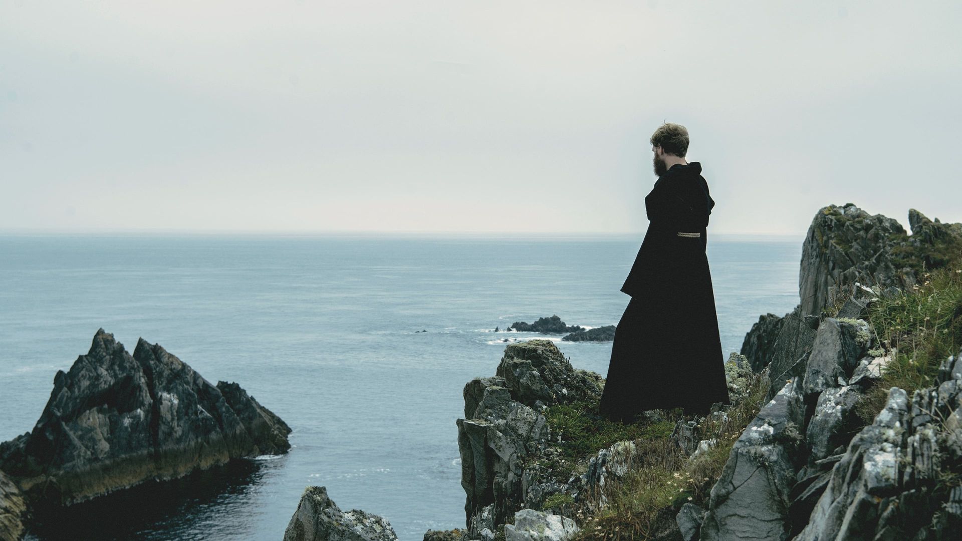 The Rock in the Sea background