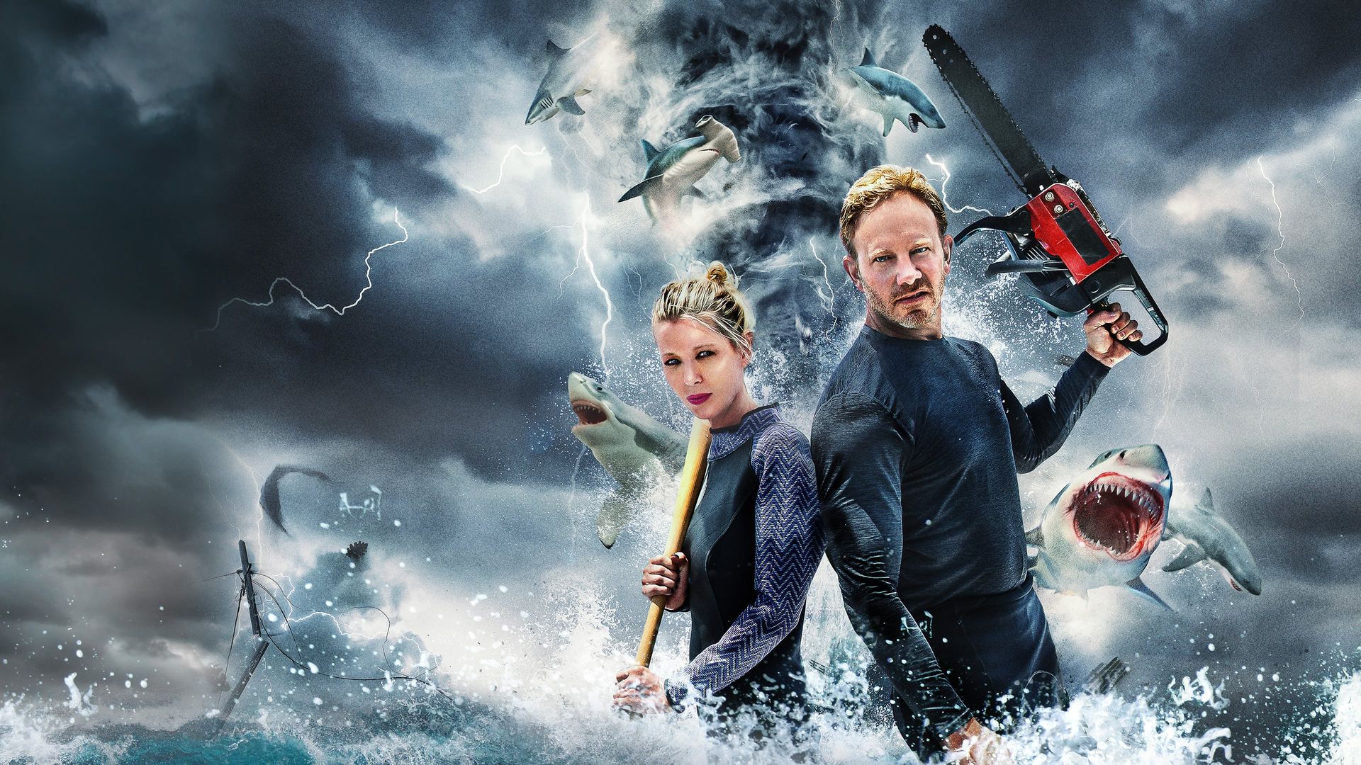 The Real Sharknado background
