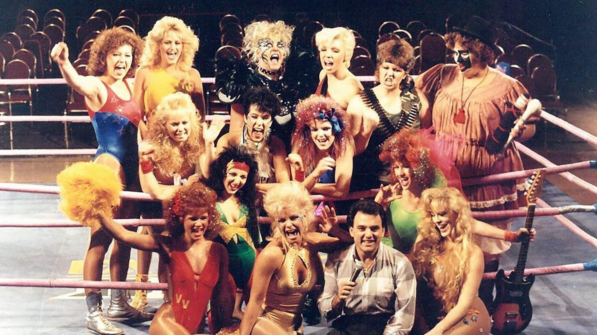 GLOW: The Story of the Gorgeous Ladies of Wrestling background