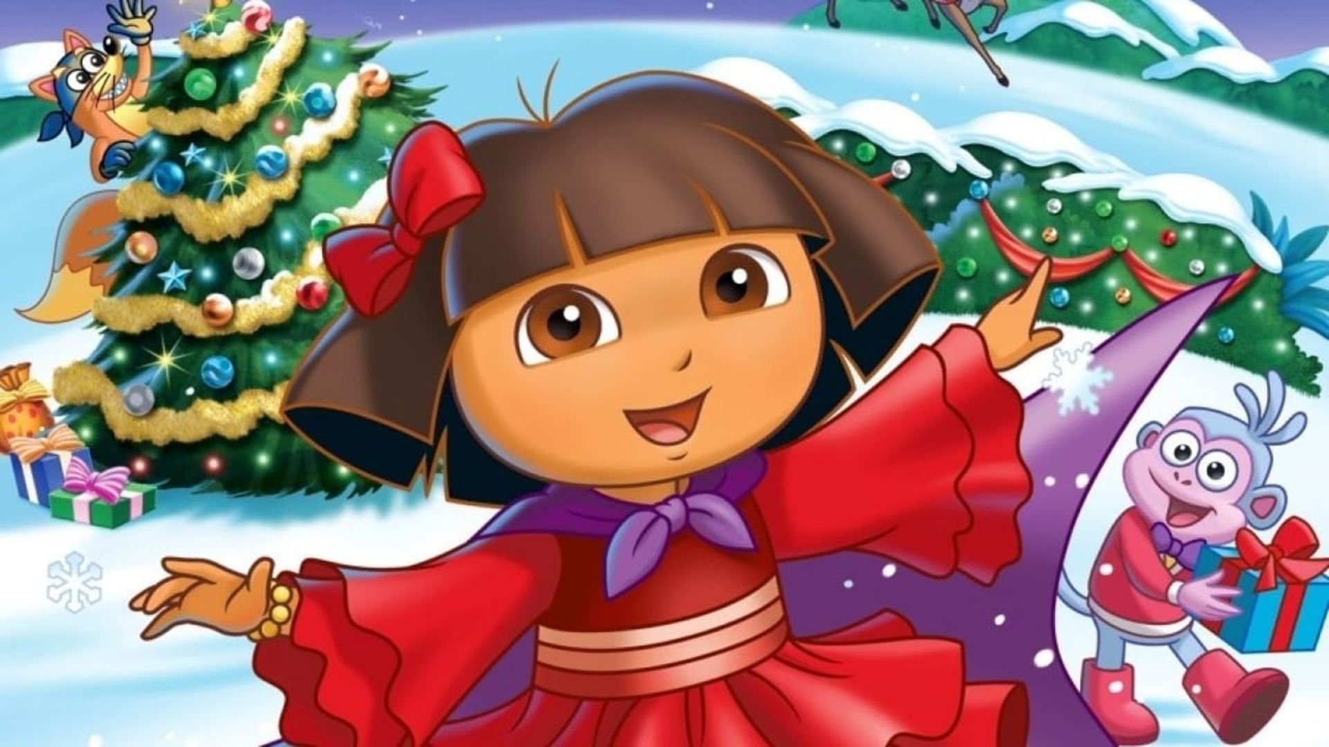 Dora's Christmas Carol Adventure background