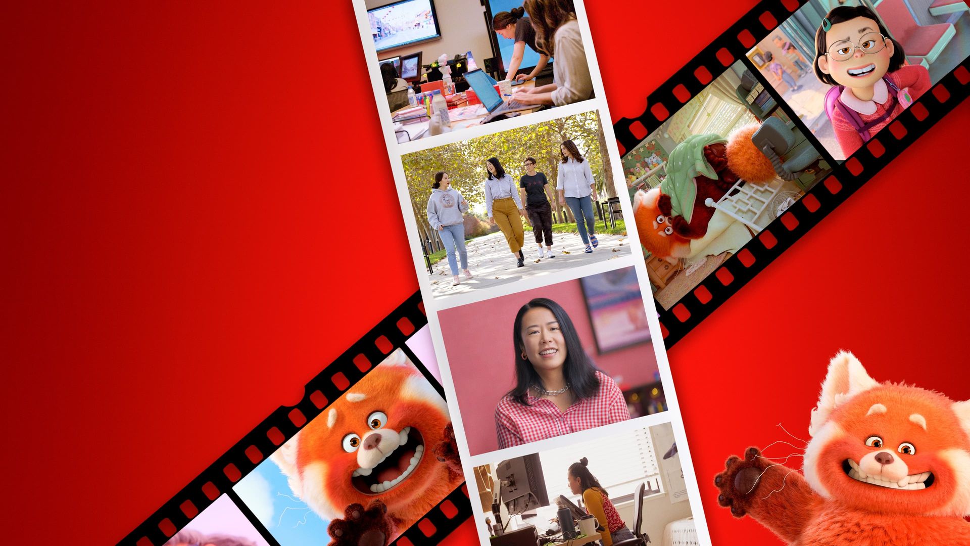 Embrace the Panda: Making Turning Red background