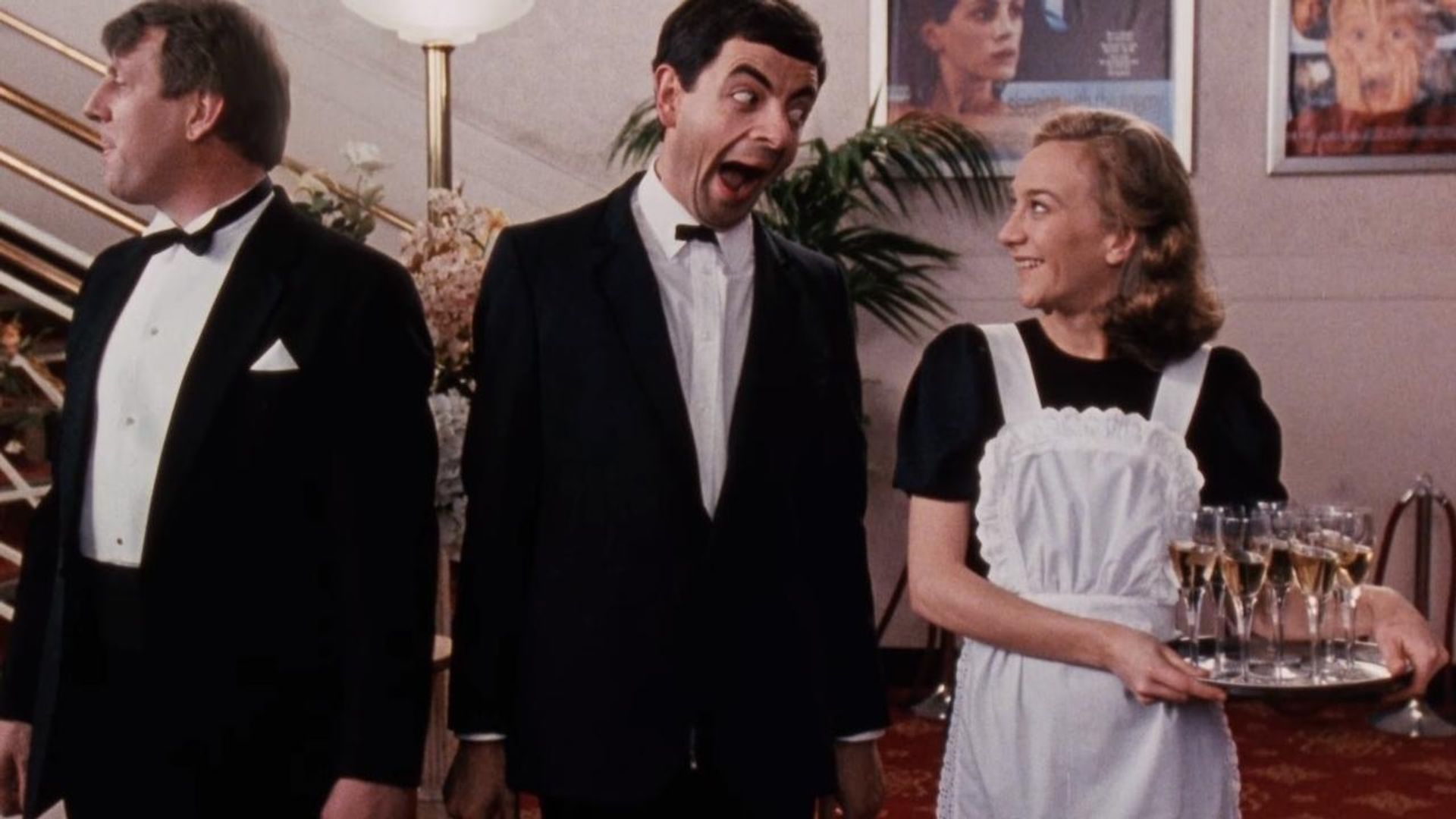 Mr. Bean Goes to a Première background