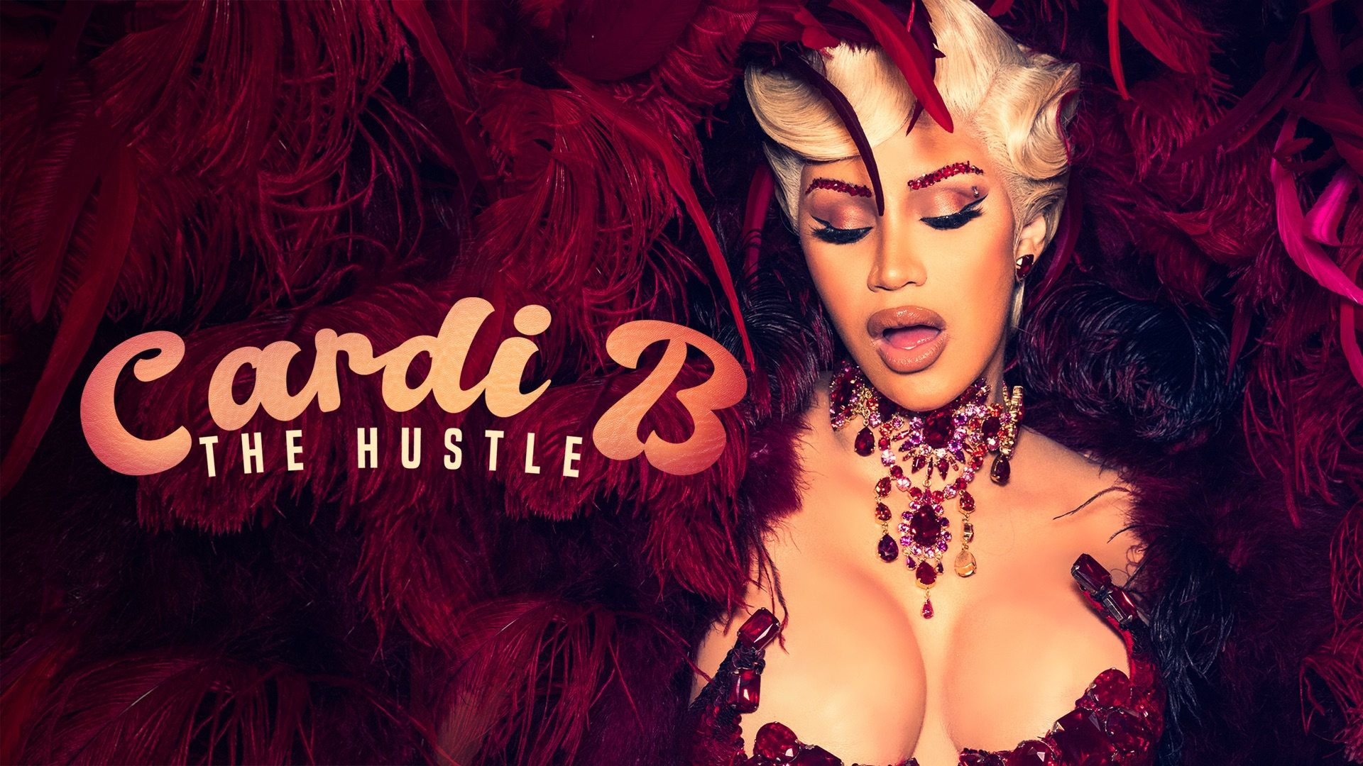 Cardi B: The Hustle background