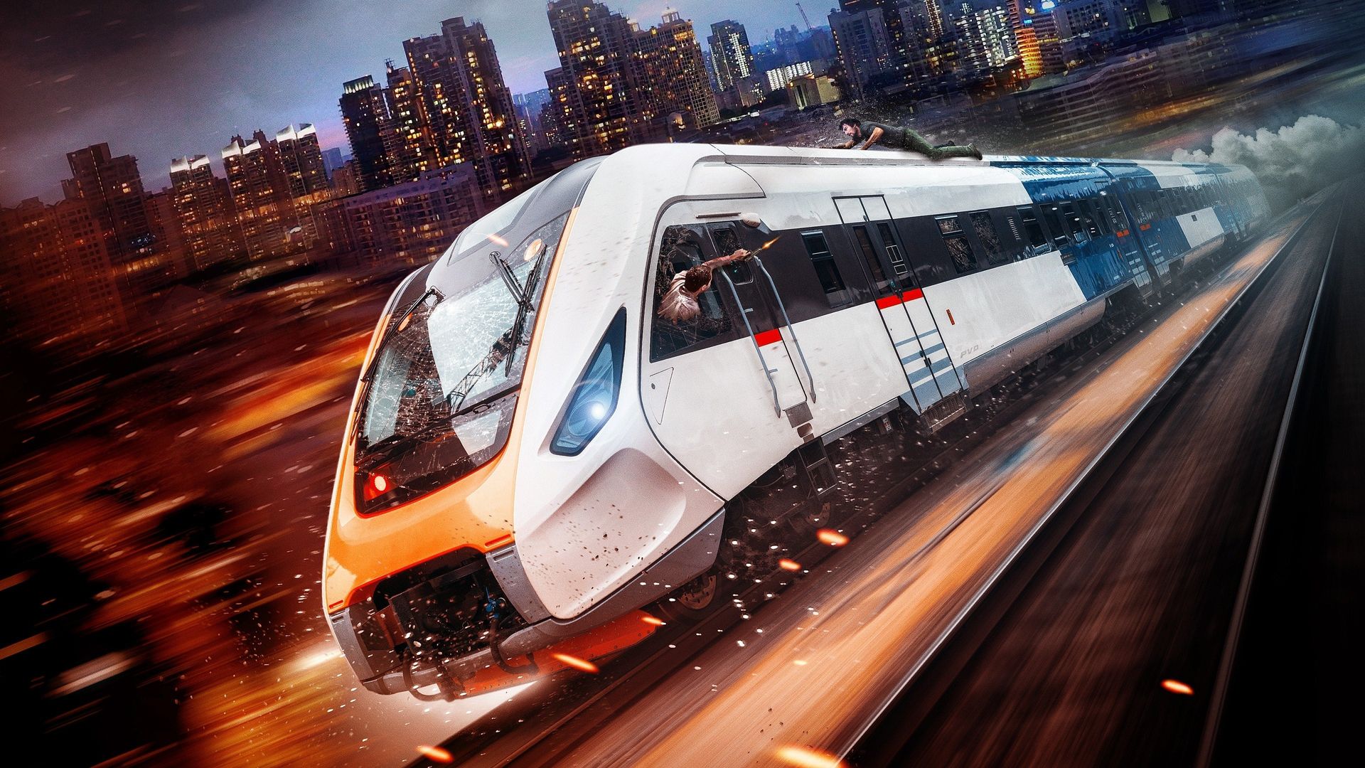 Bullet Train Down background
