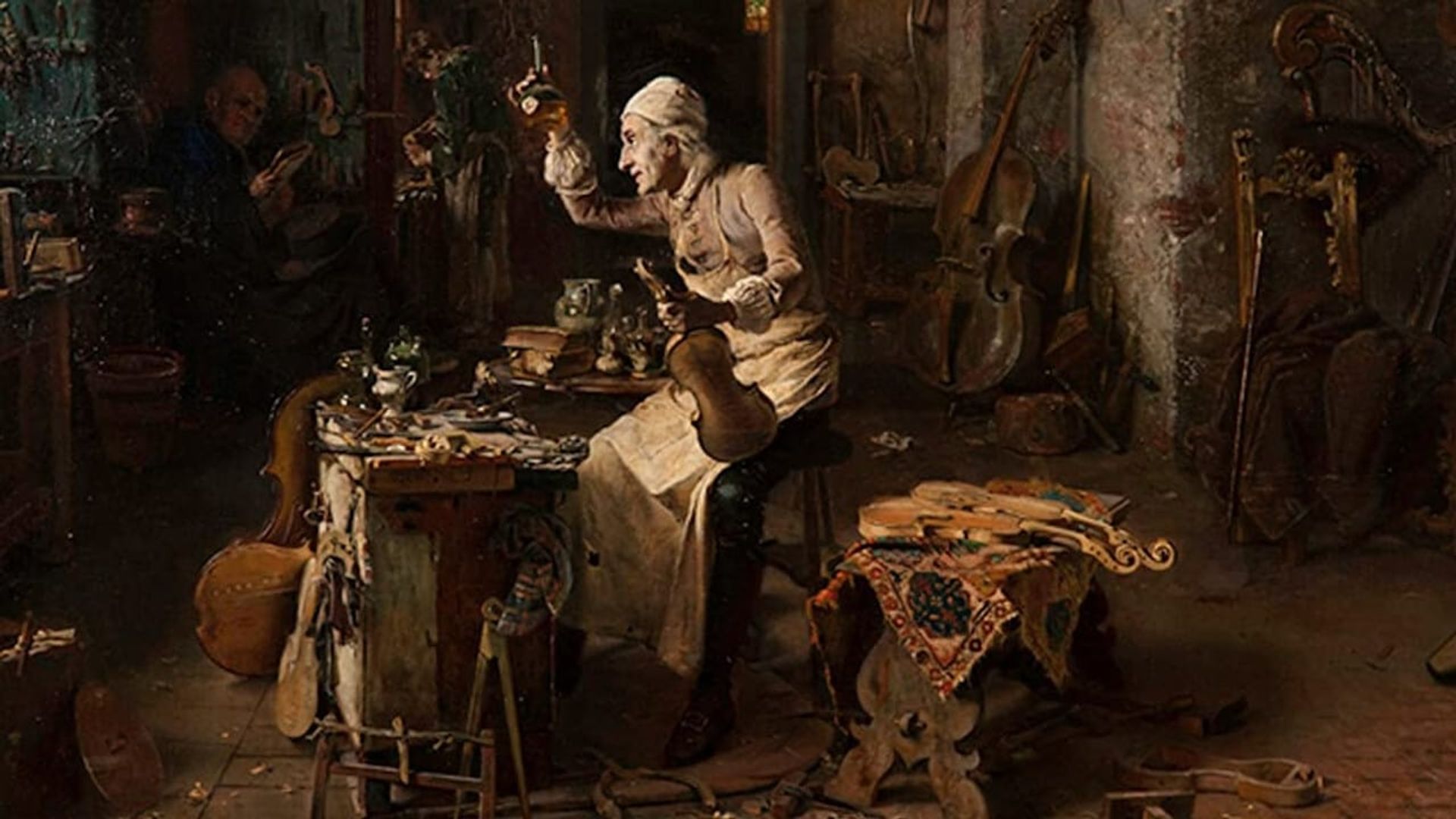 Violin Masters: Two Gentlemen of Cremona background