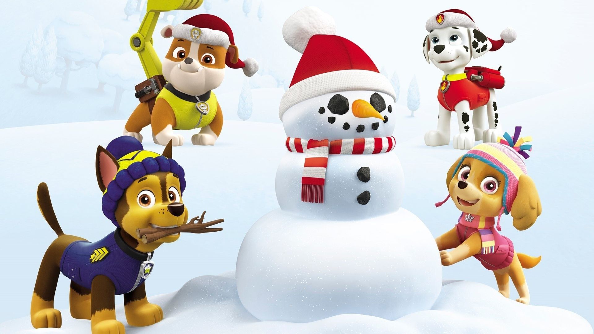 Paw Patrol: Mission Xmas background