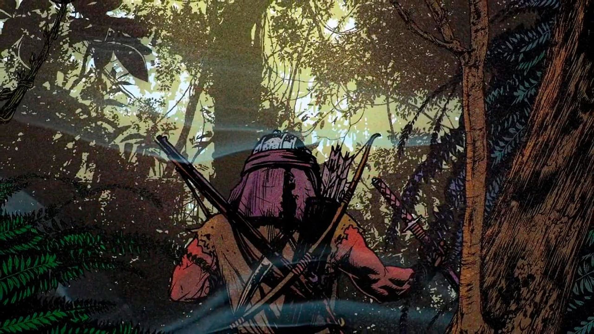 Predators Motion Comics: Moment of Extraction background