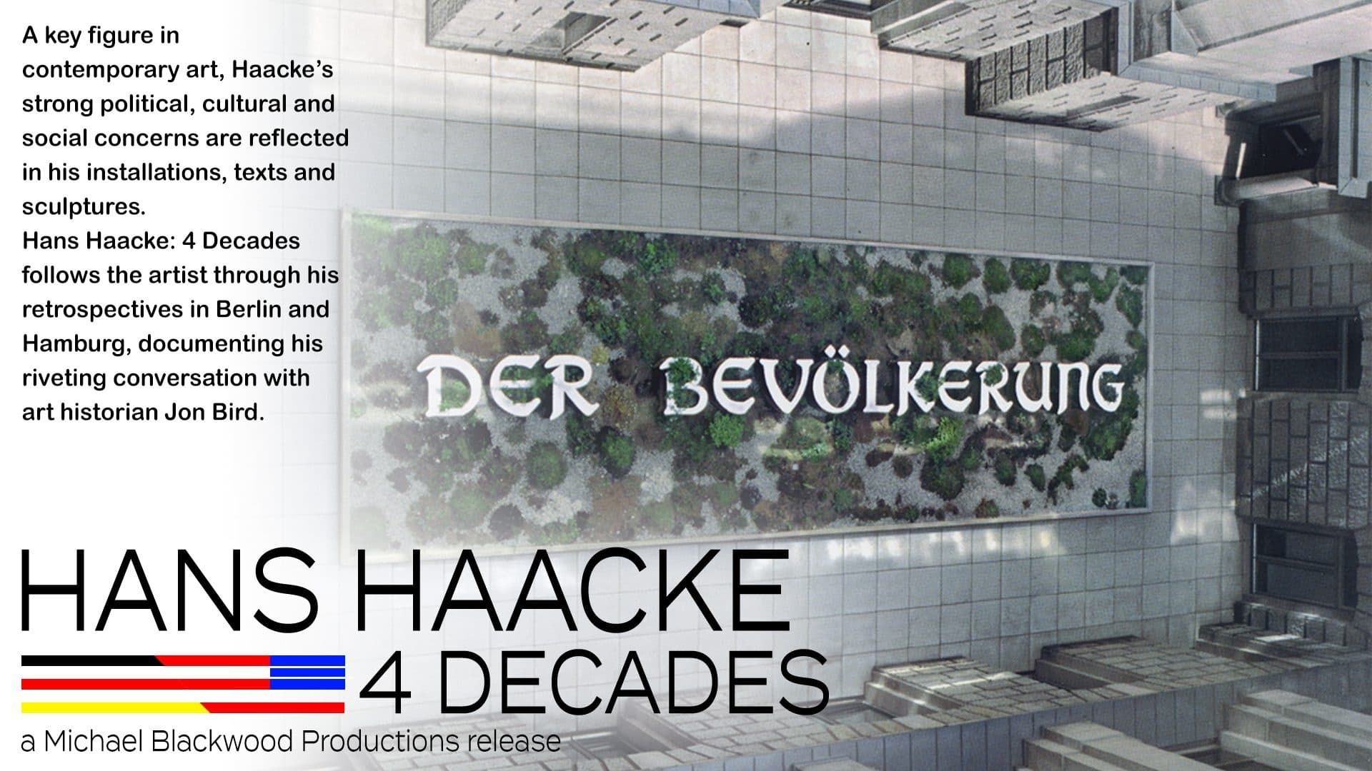 Hans Haacke: 4 Decades background