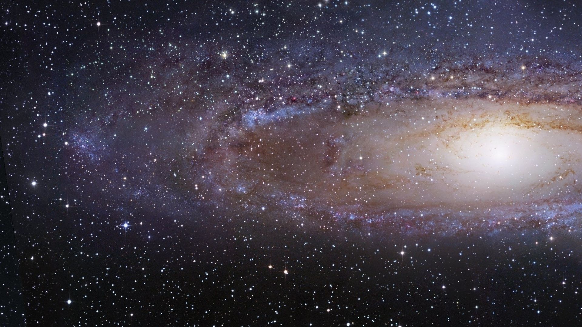 Inside the Milky Way background