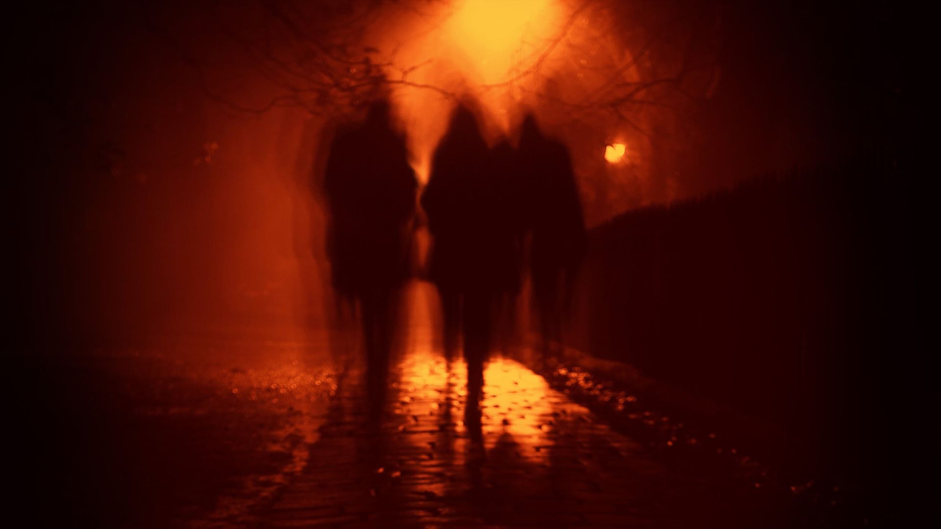 Vampires in America background