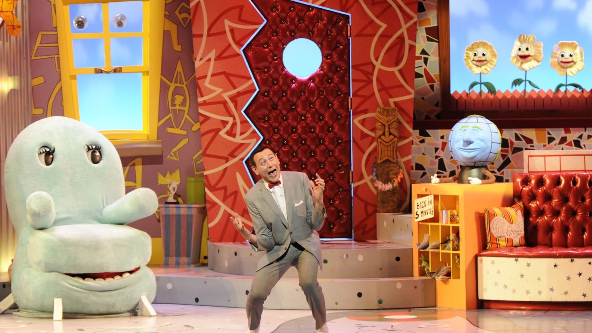 The Pee-Wee Herman Show on Broadway background