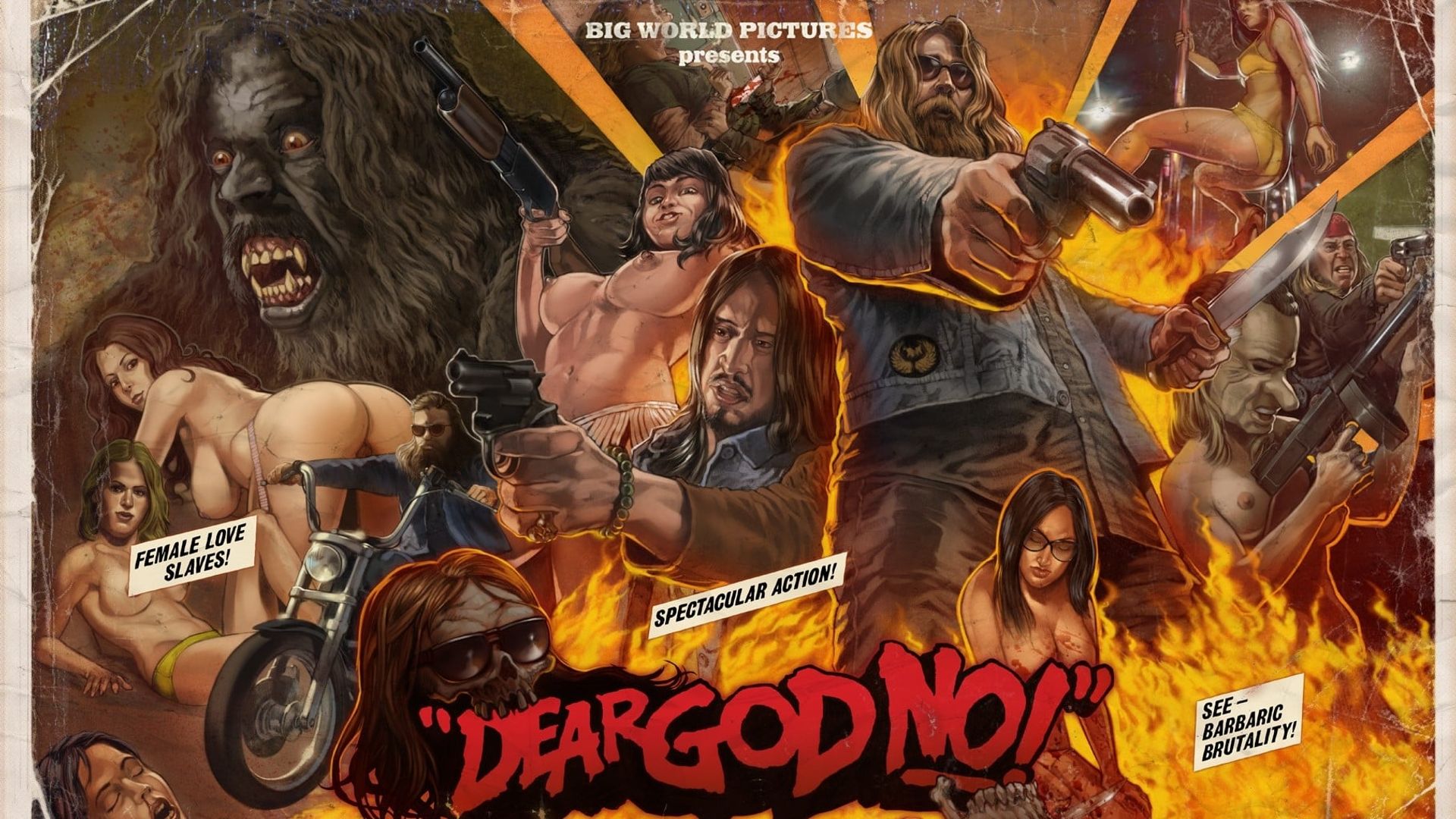 Dear God No! background