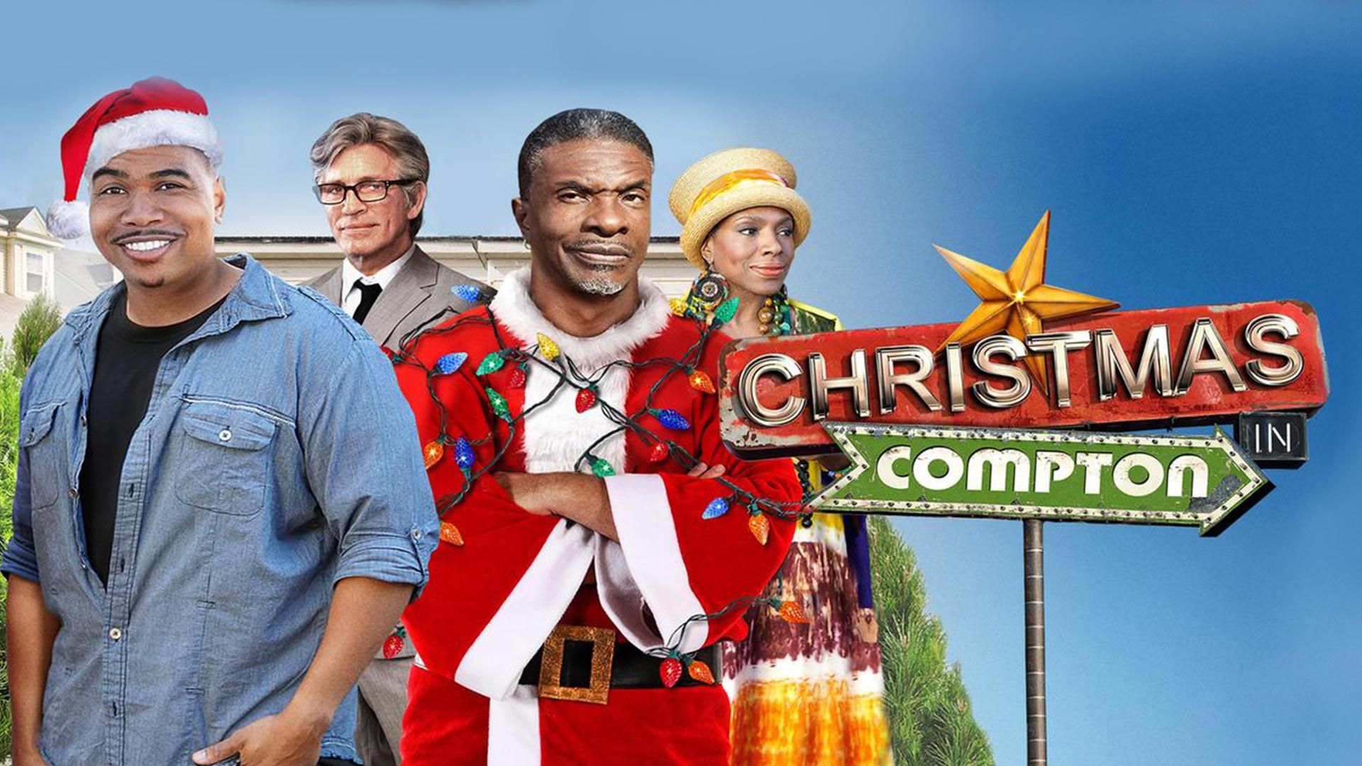 Christmas in Compton background