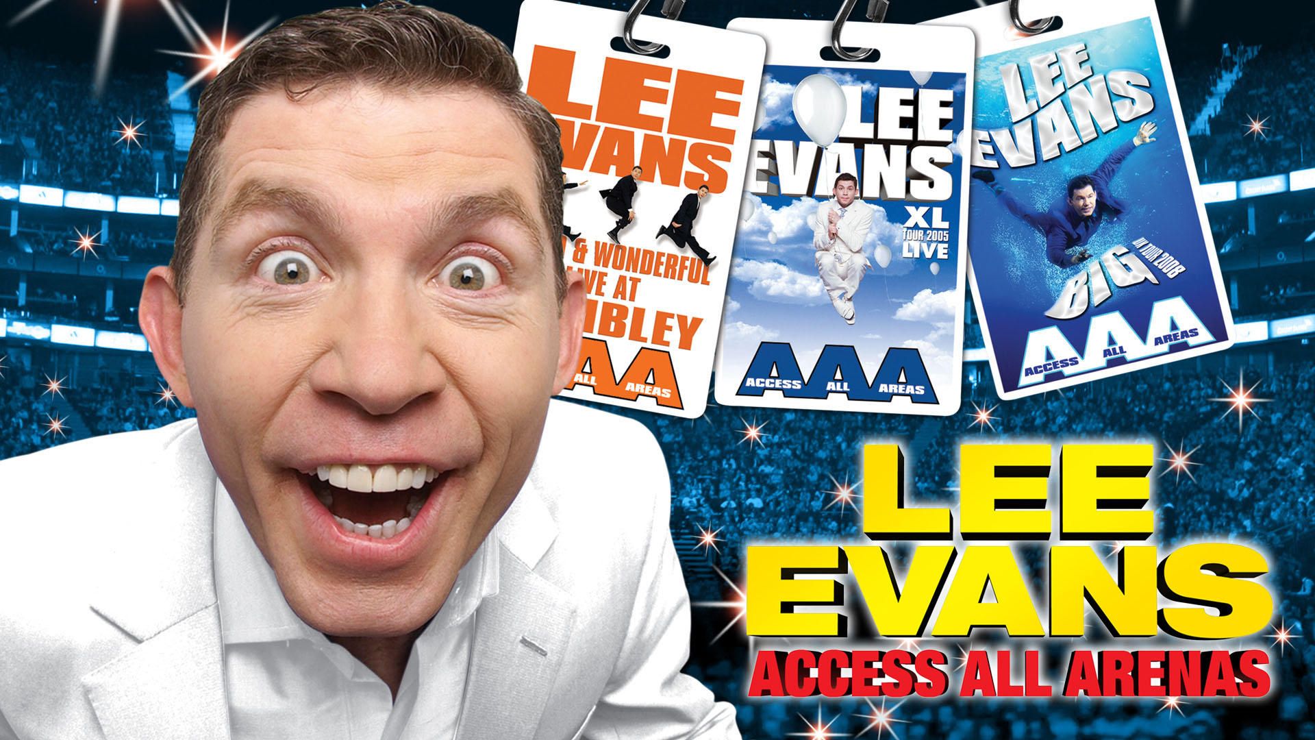Lee Evans: Access All Arenas background