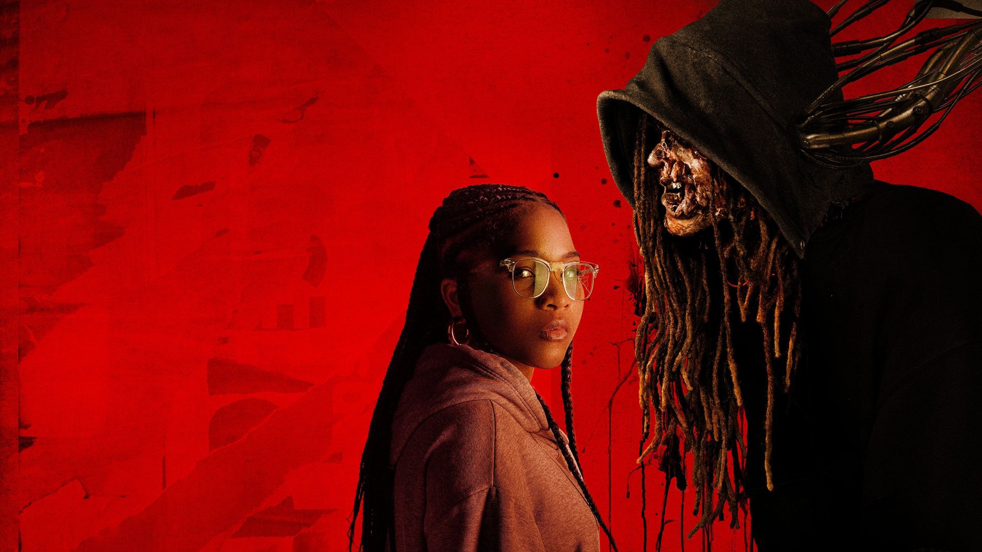 The Angry Black Girl and Her Monster background