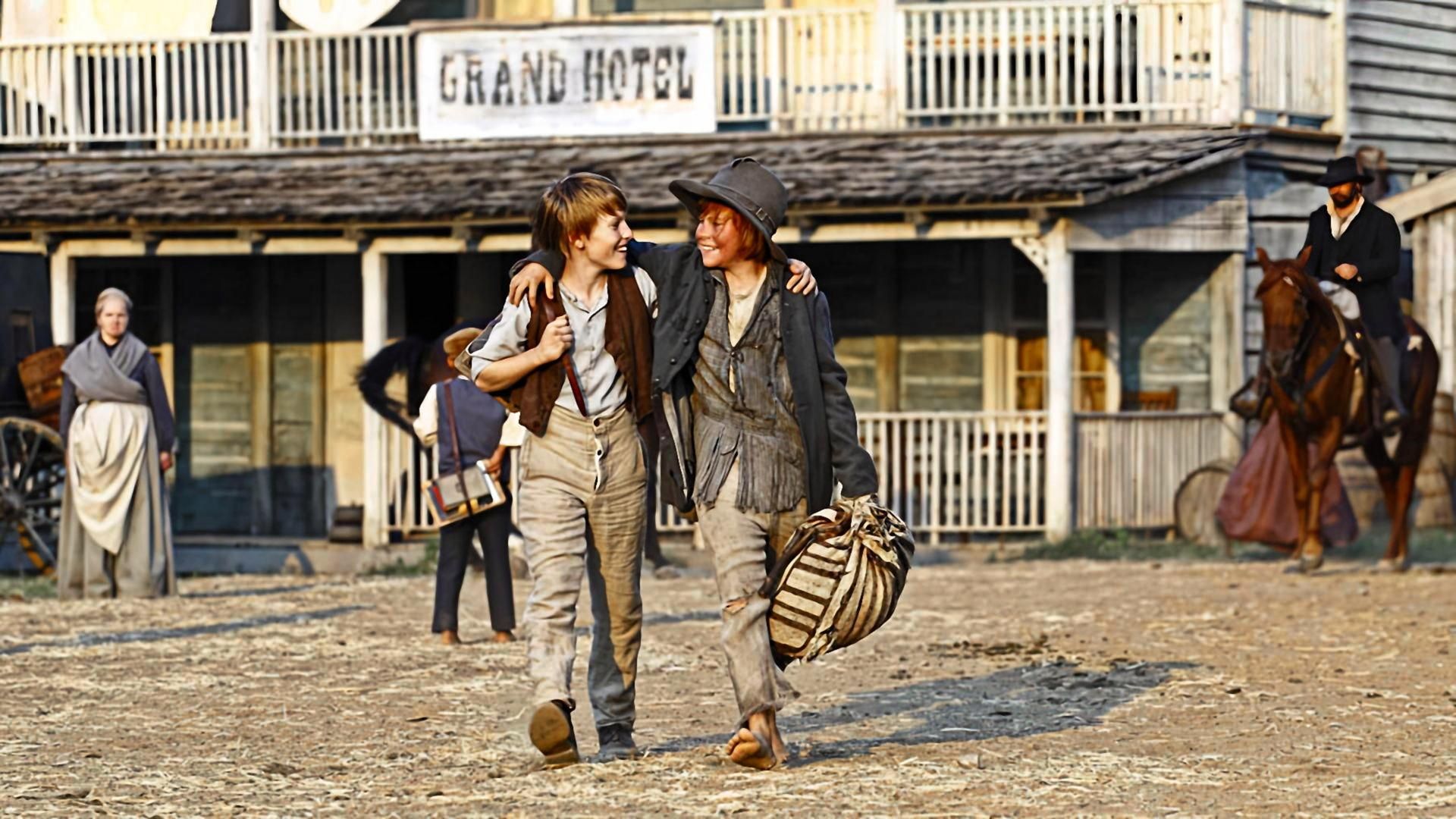 The Adventures of Huck Finn background
