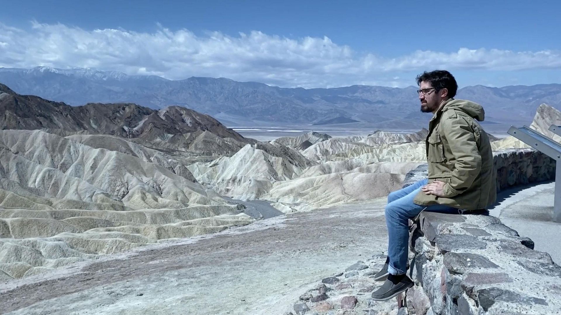 It's a Zabriskie, Zabriskie, Zabriskie, Zabriskie Point background
