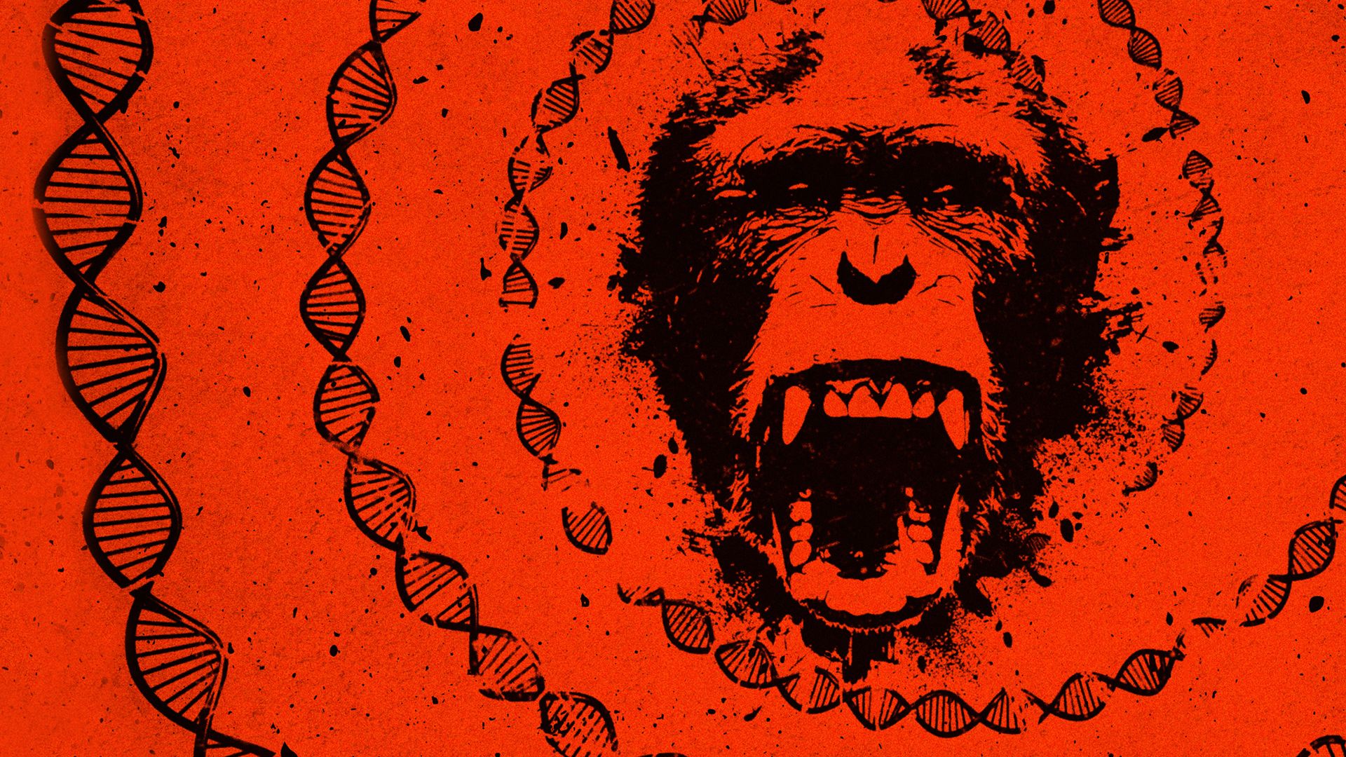 Almost Human: Rise of the Apes background