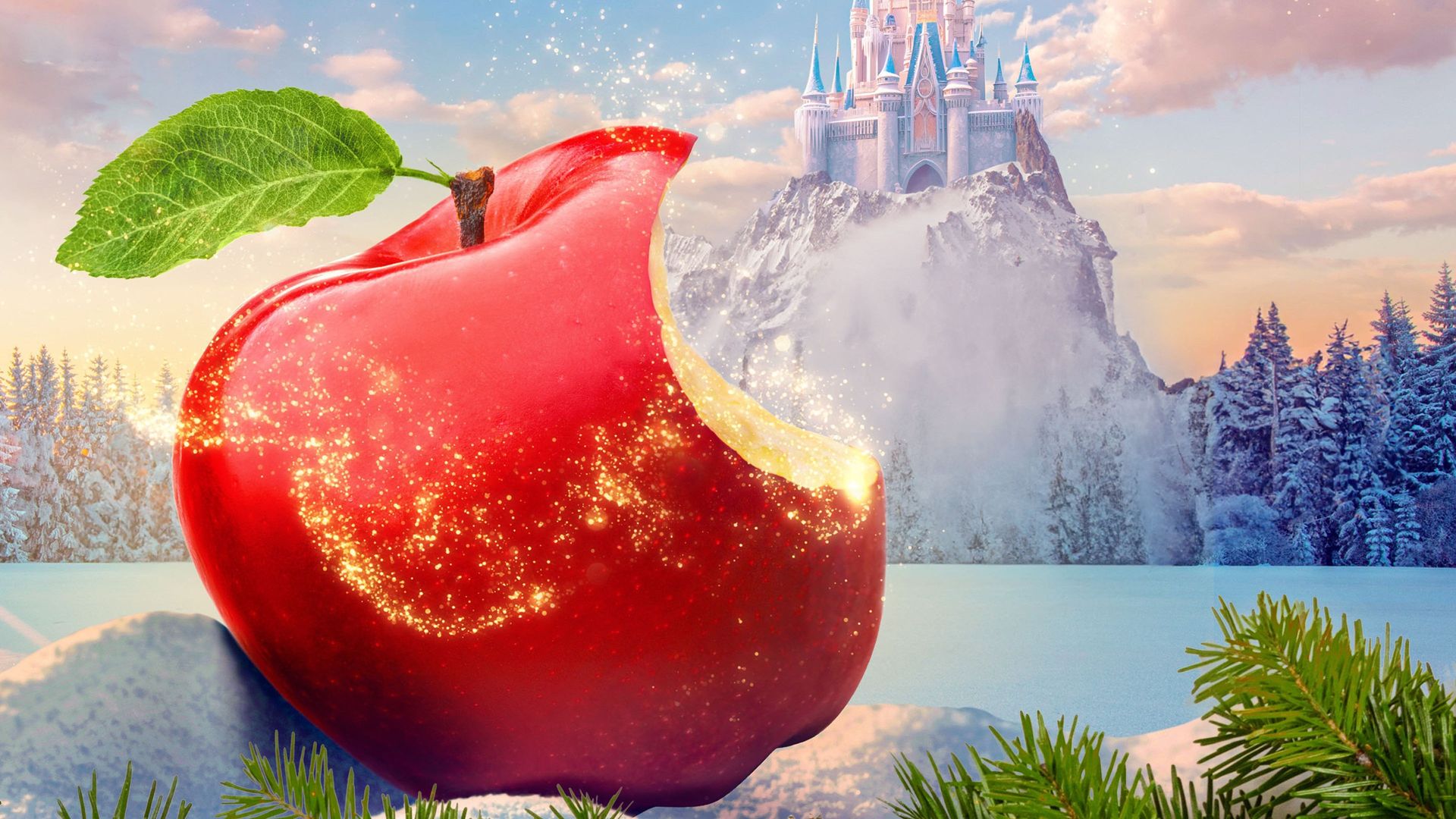 Snow White's Christmas Adventure background