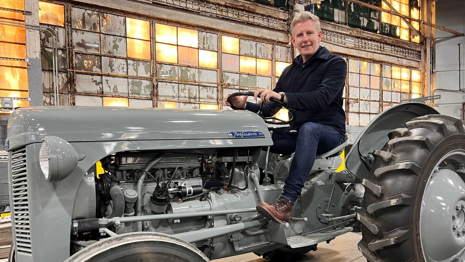 Patrick Kielty's Tractor Wars: Ferguson vs Ford background