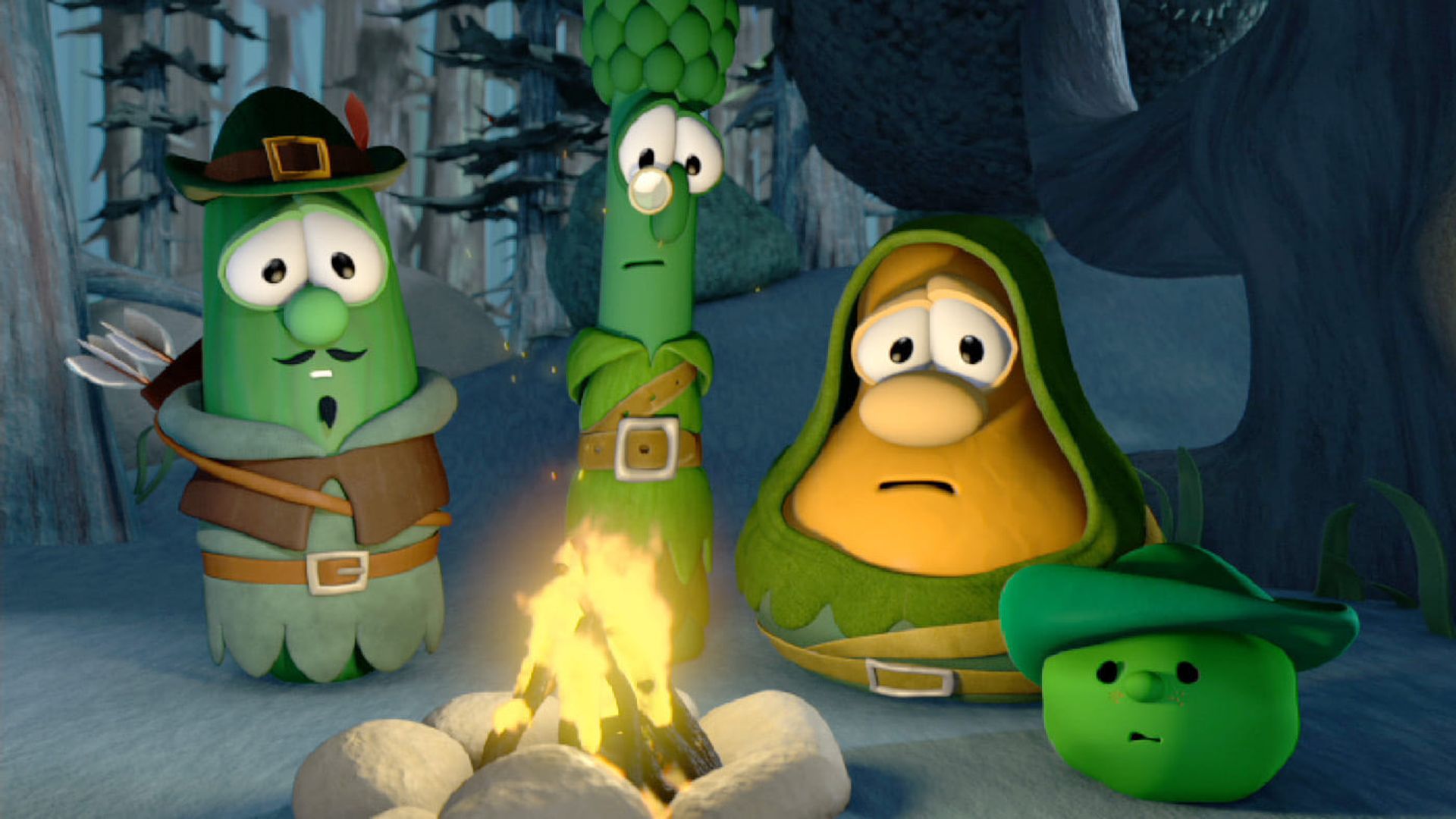 VeggieTales: Robin Good and His Not So Merry Men background