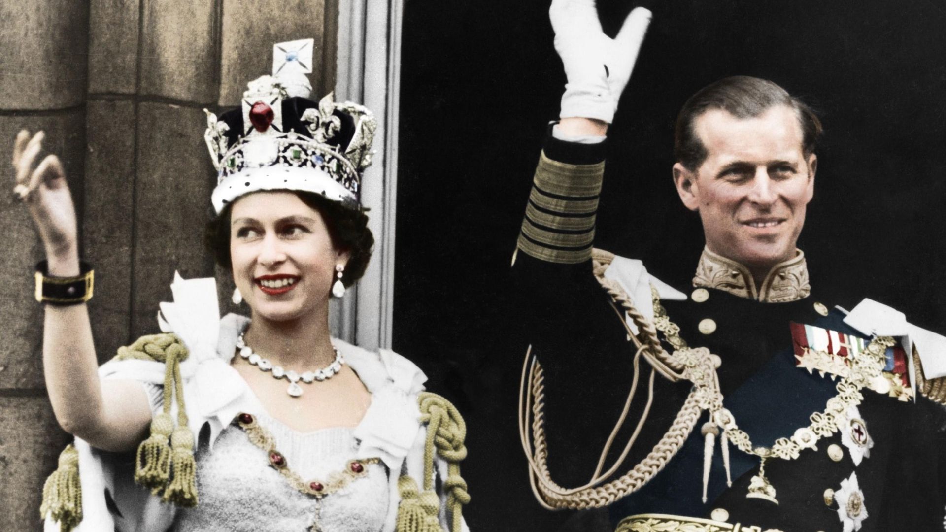 The Coronation of Queen Elizabeth II background