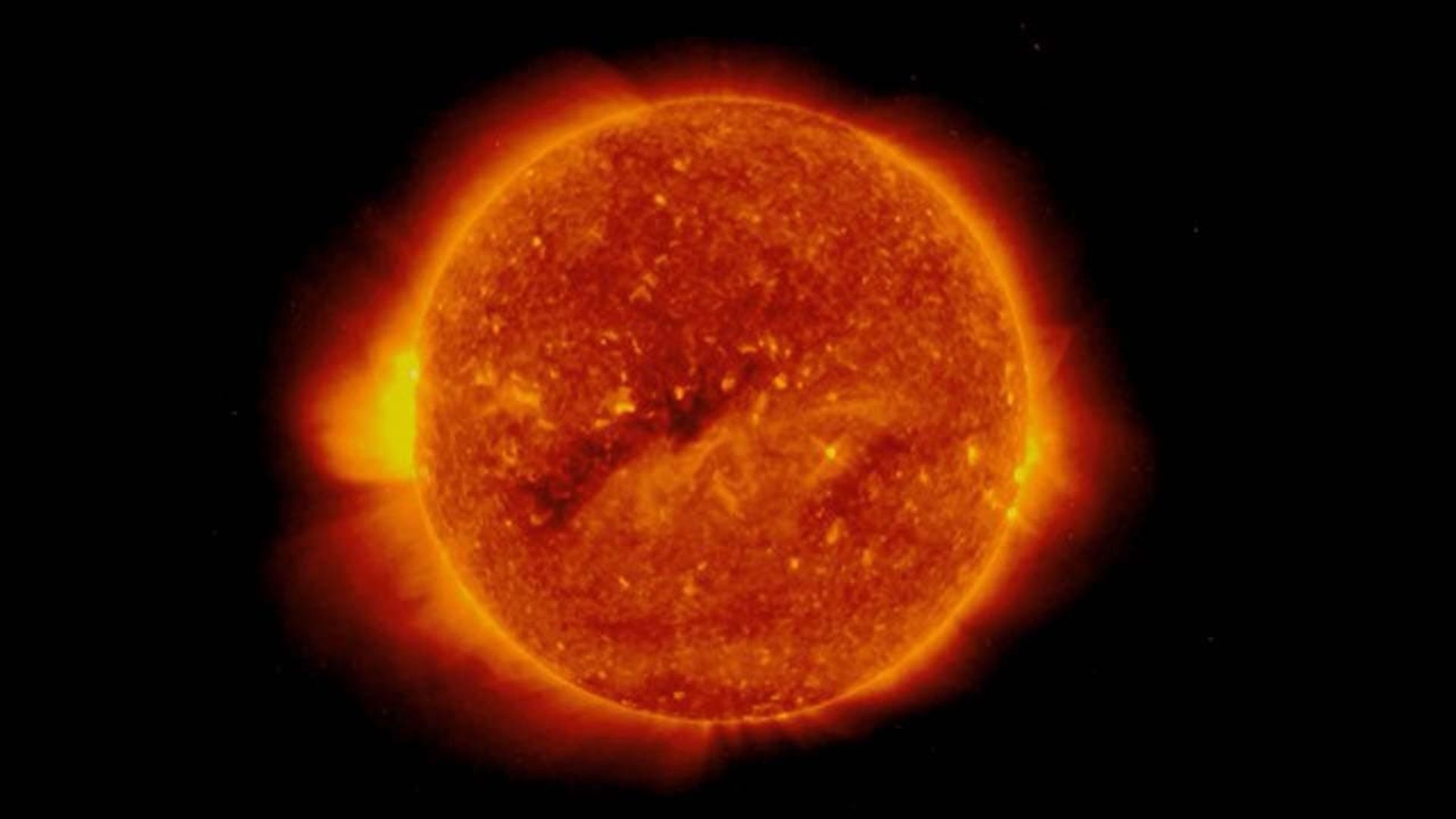 3D Sun background