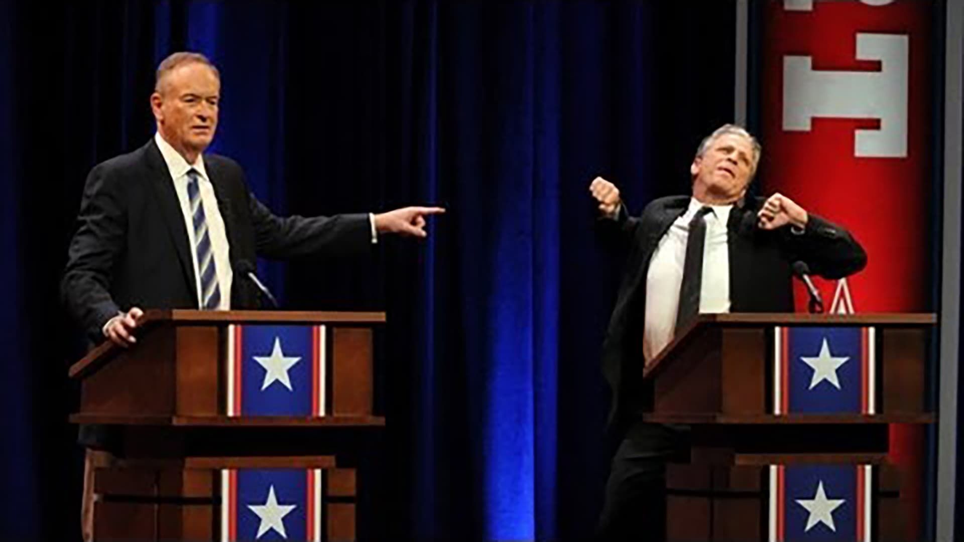 The Rumble in the Air-Conditioned Auditorium: O'Reilly vs. Stewart 2012 background
