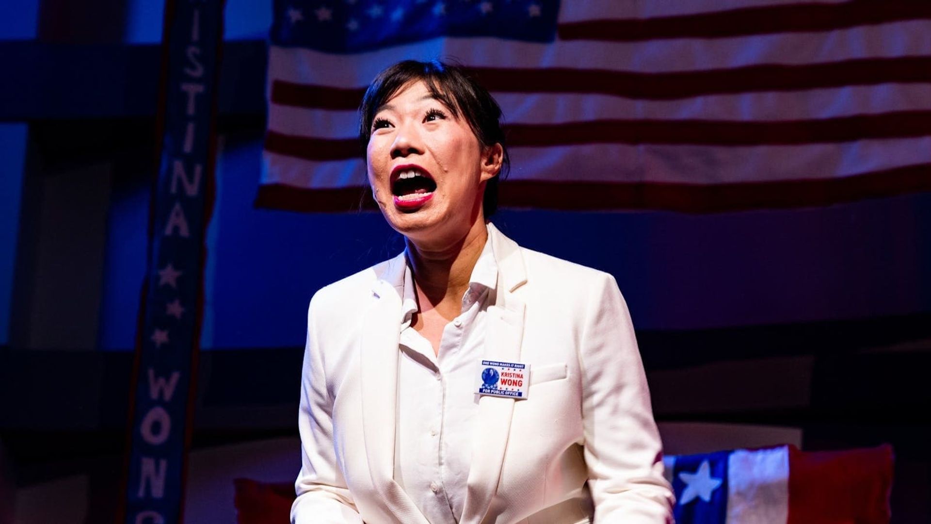Kristina Wong for Public Office background