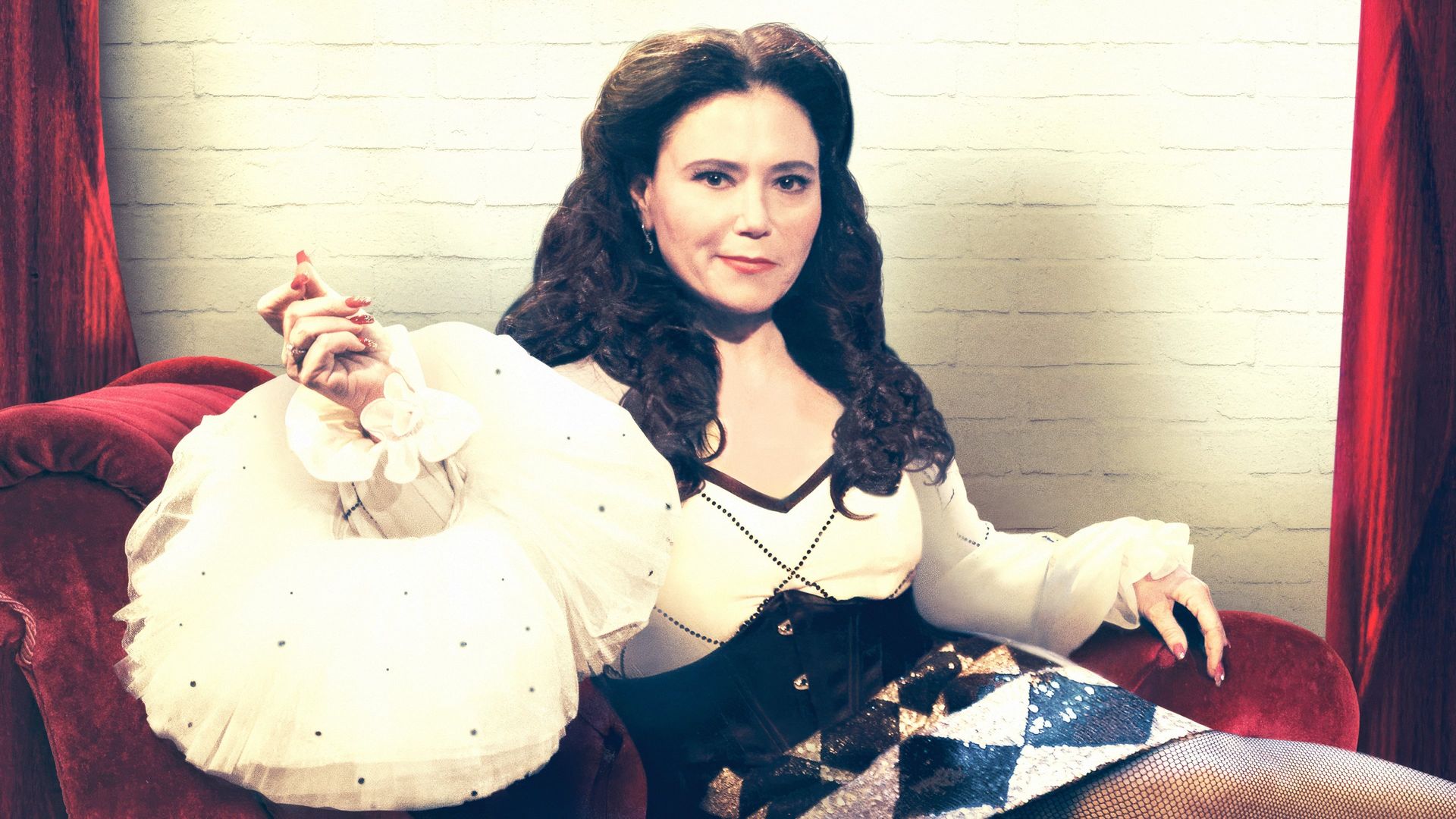 Alex Borstein: Corsets & Clown Suits background