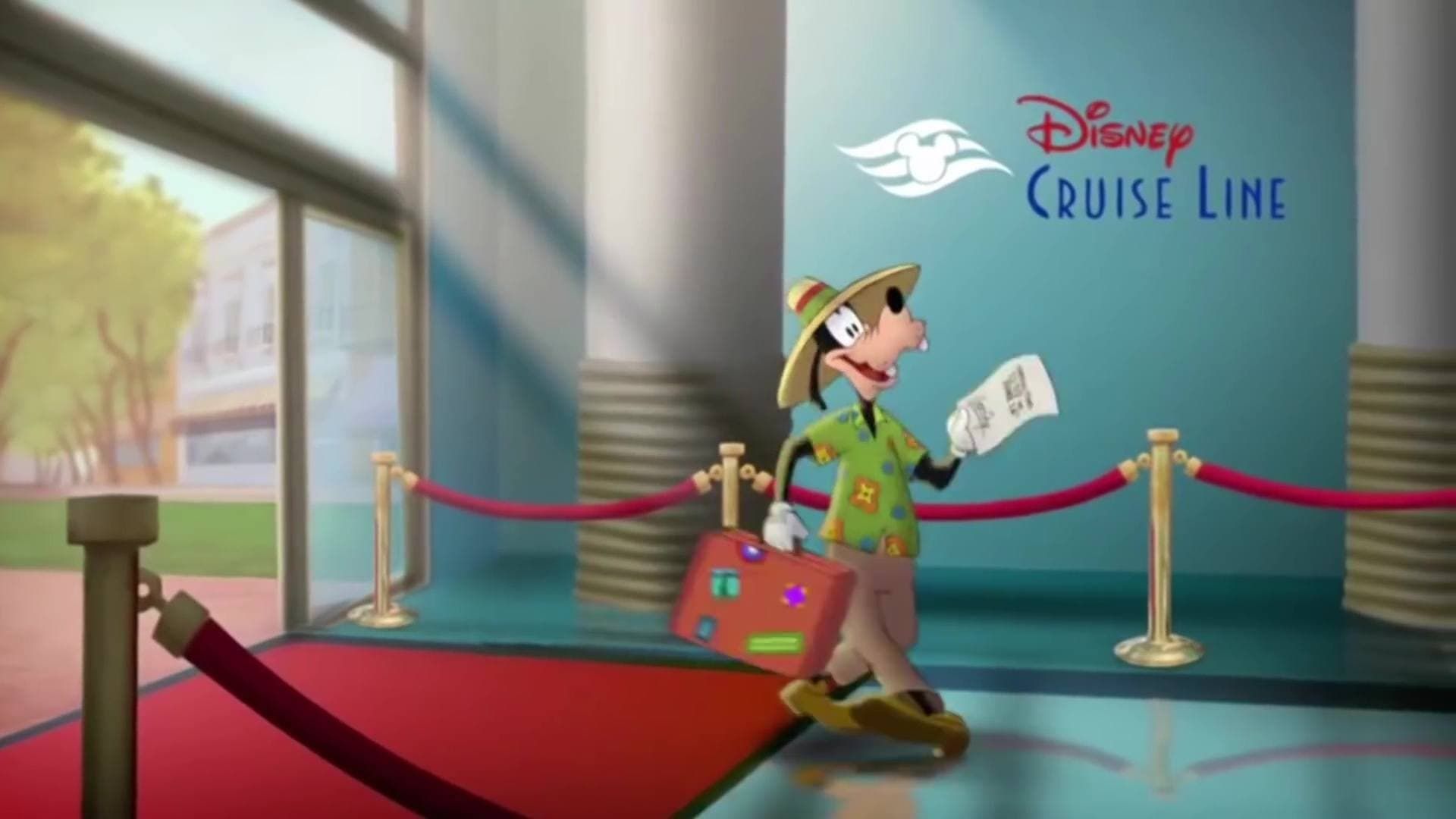 Checkin' in with Goofy background