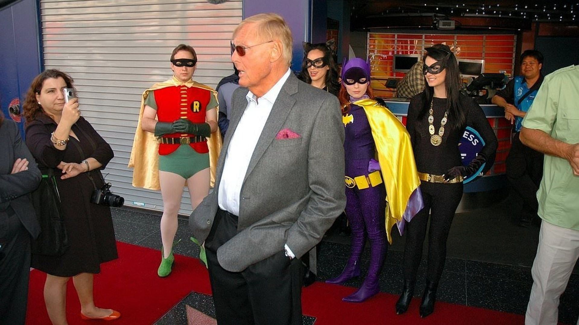 Starring Adam West background