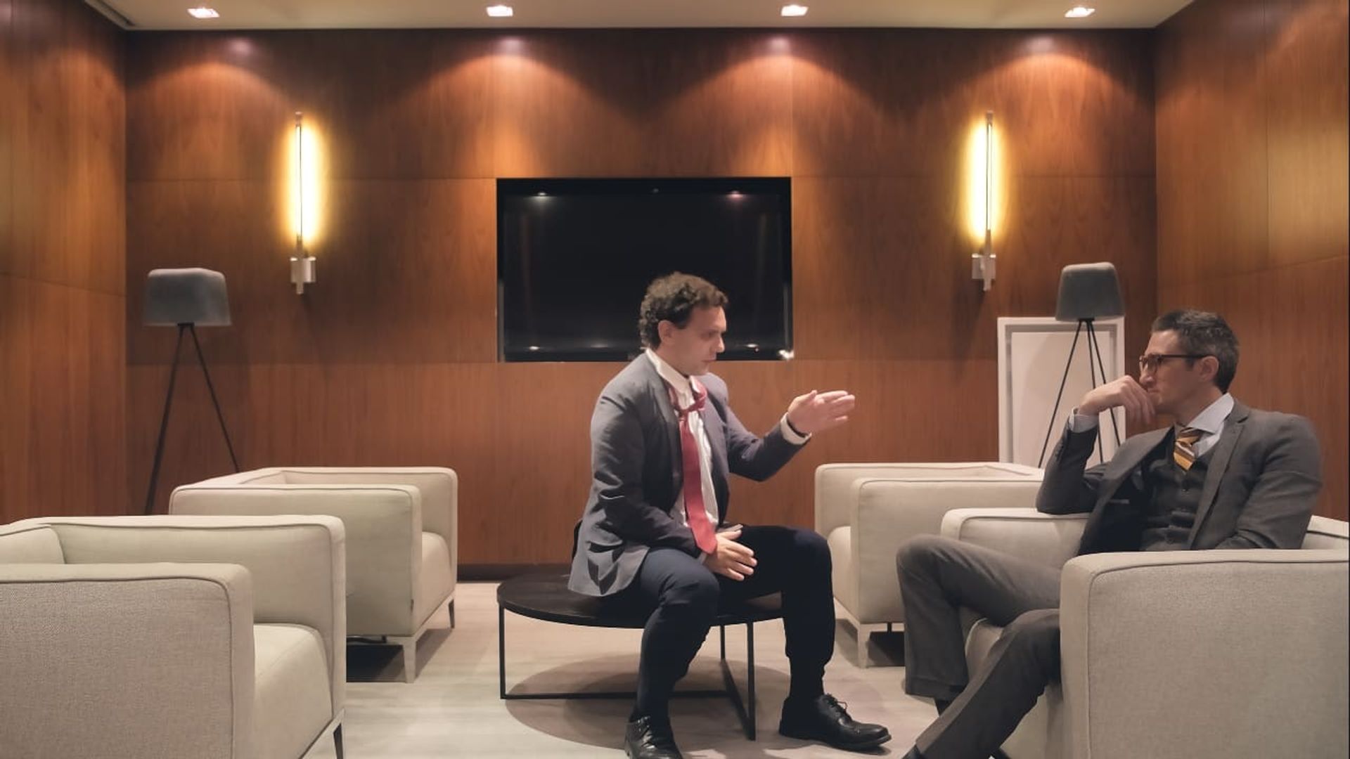The Interview background