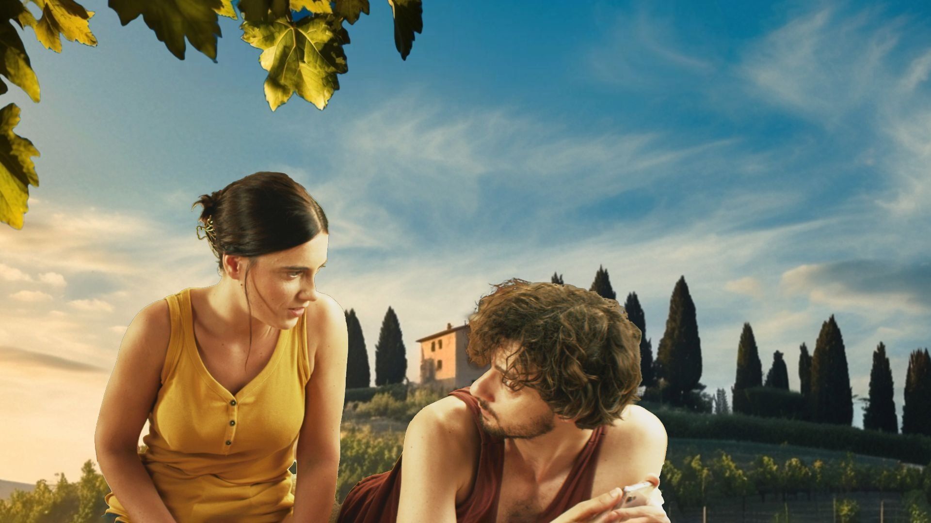 Love, Wine & Salt: A Tuscan Romance background
