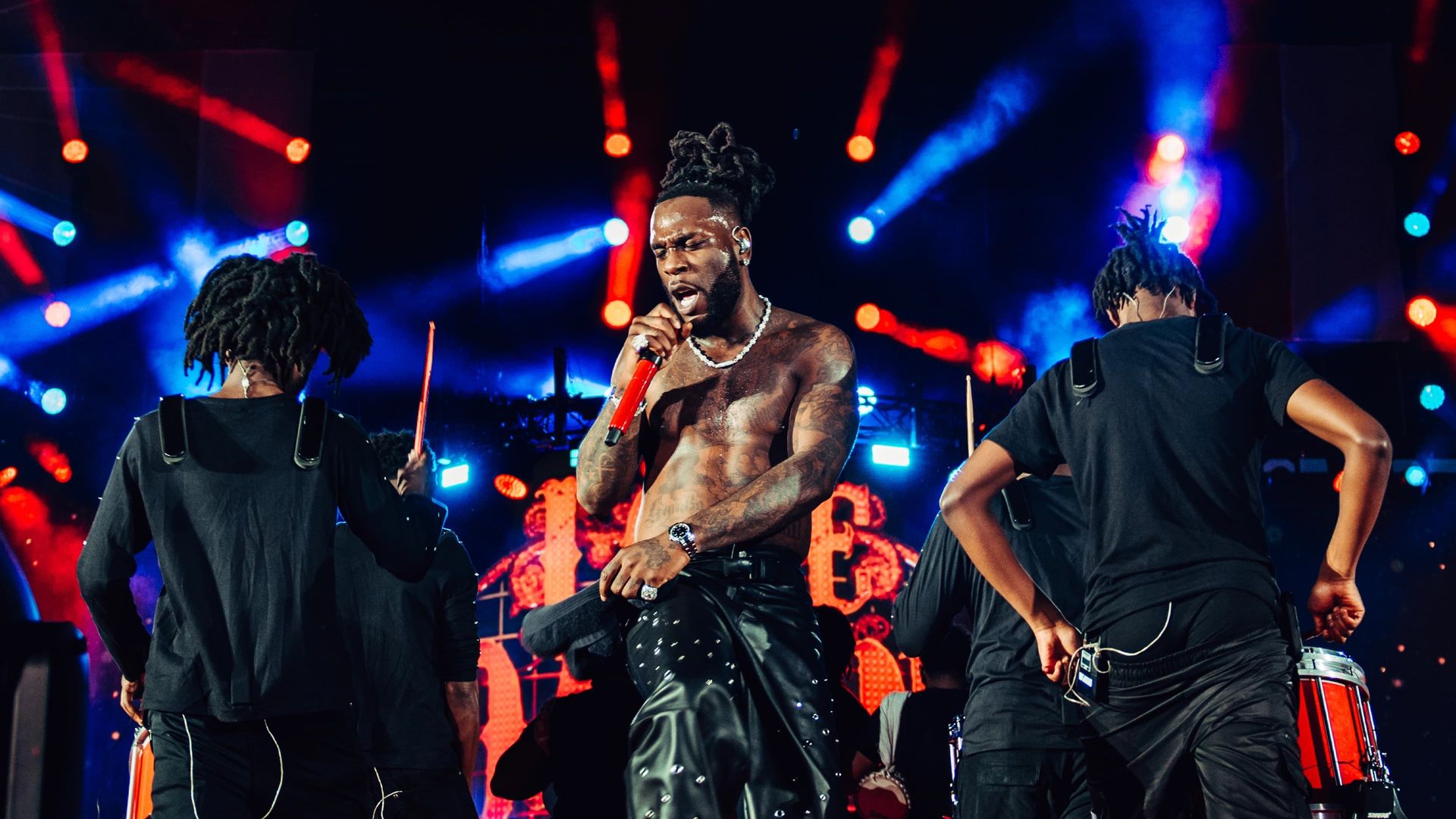 Apple Music Live: Burna Boy background