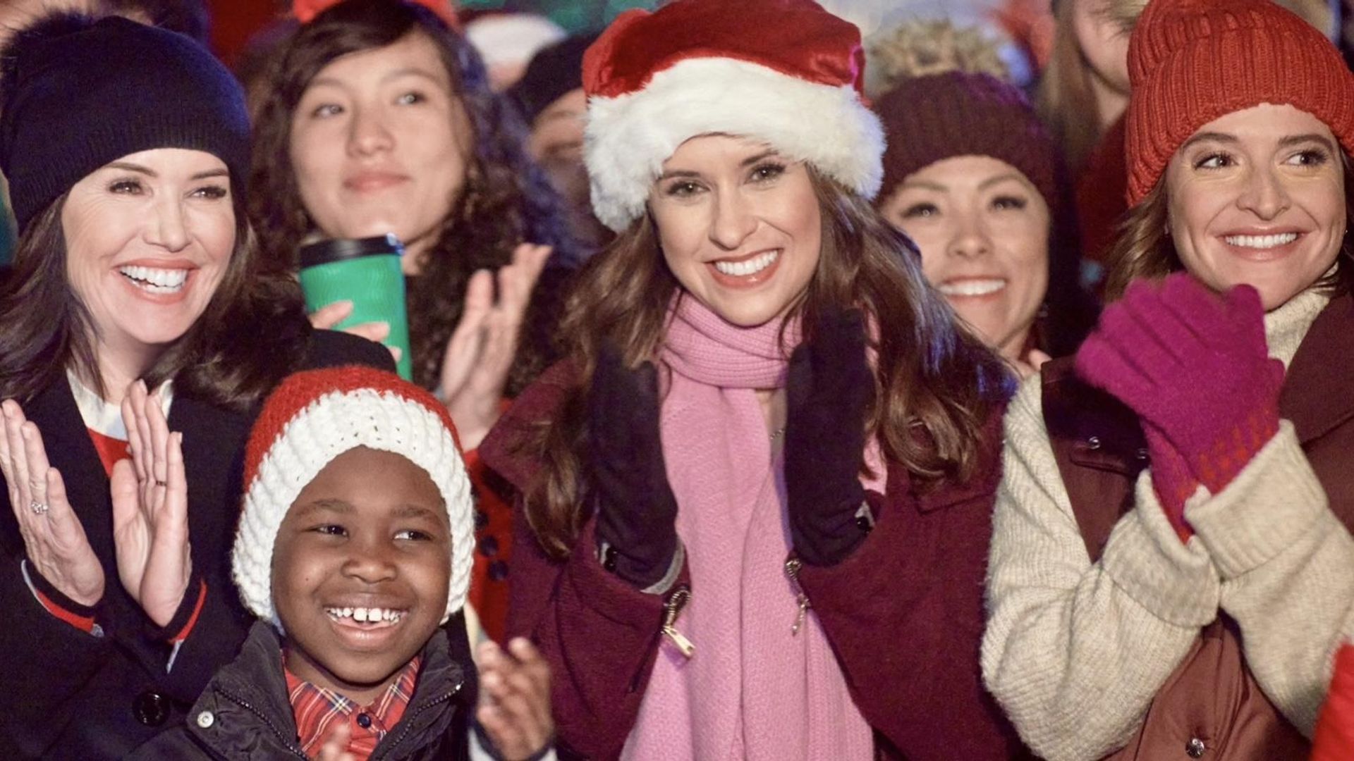 Haul out the Holly: Lit Up background